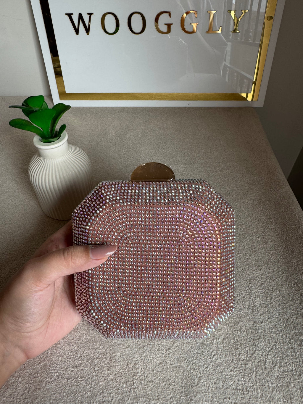 AYLA CLUTCH Pretty Pink
