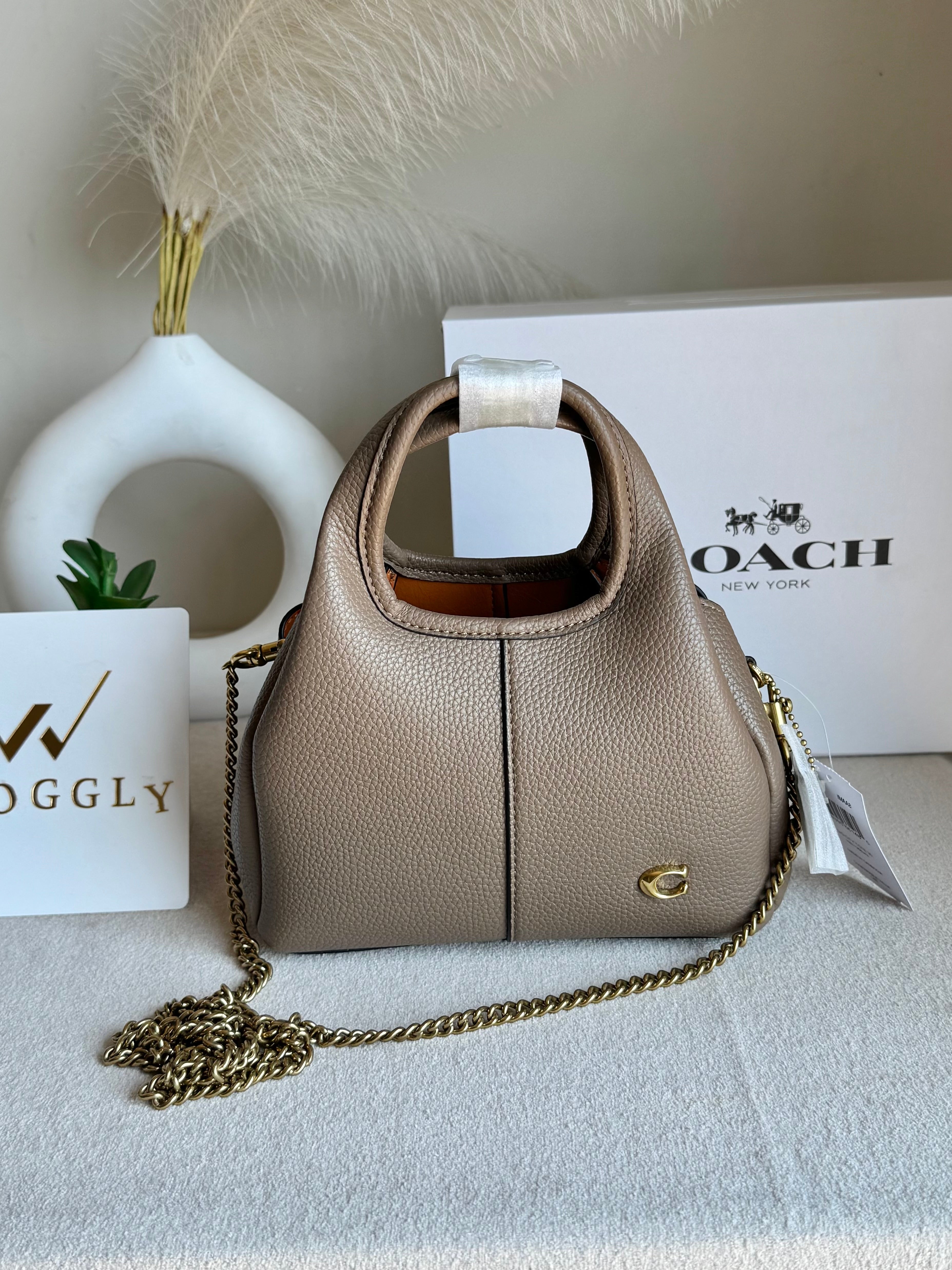 EXTREMELY PREMIUM MINI COACH Lana (Khaaki) - BOX PACKING