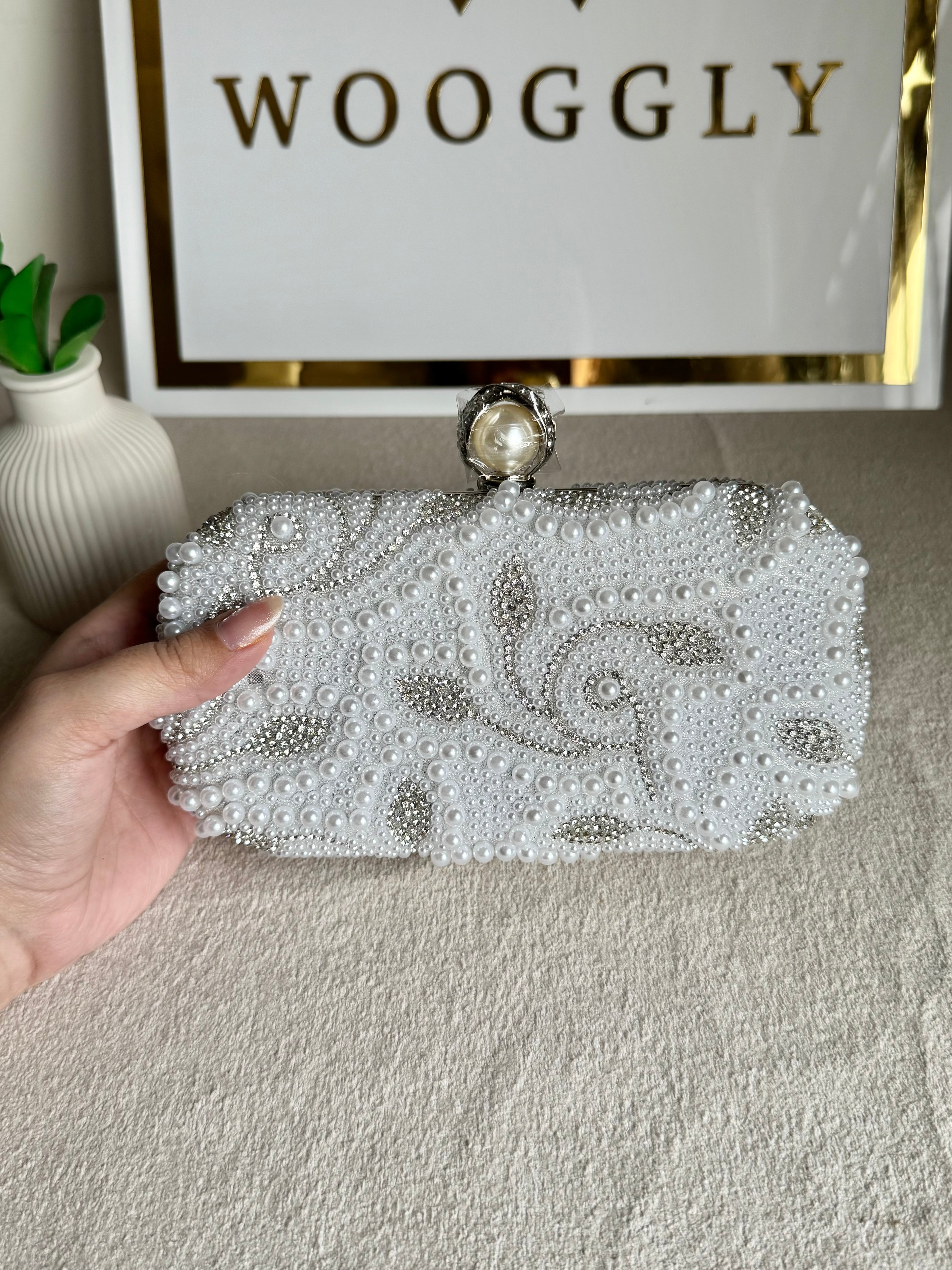Petal Pearl Clutch