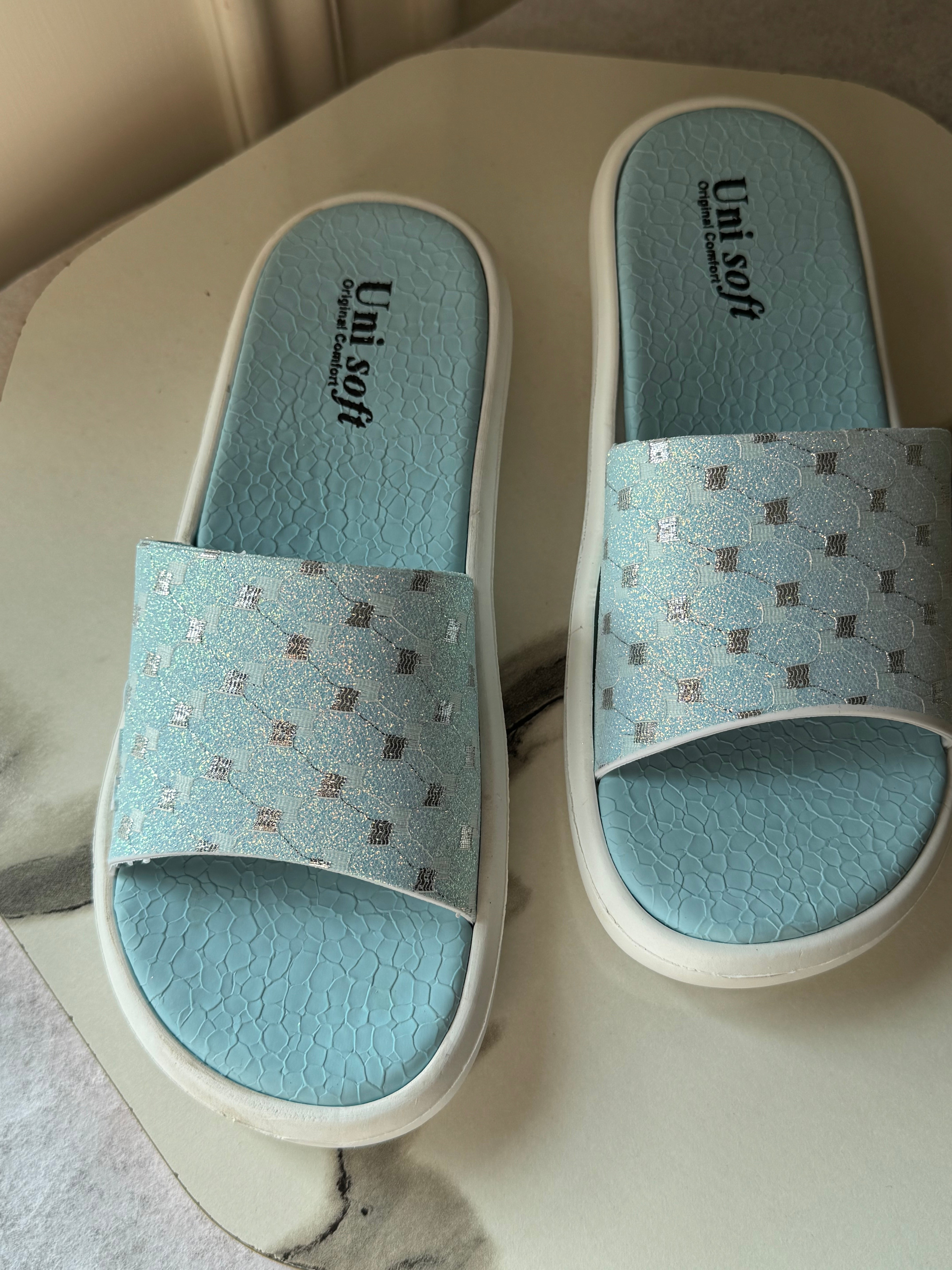 Soft Cotton Sky Slides