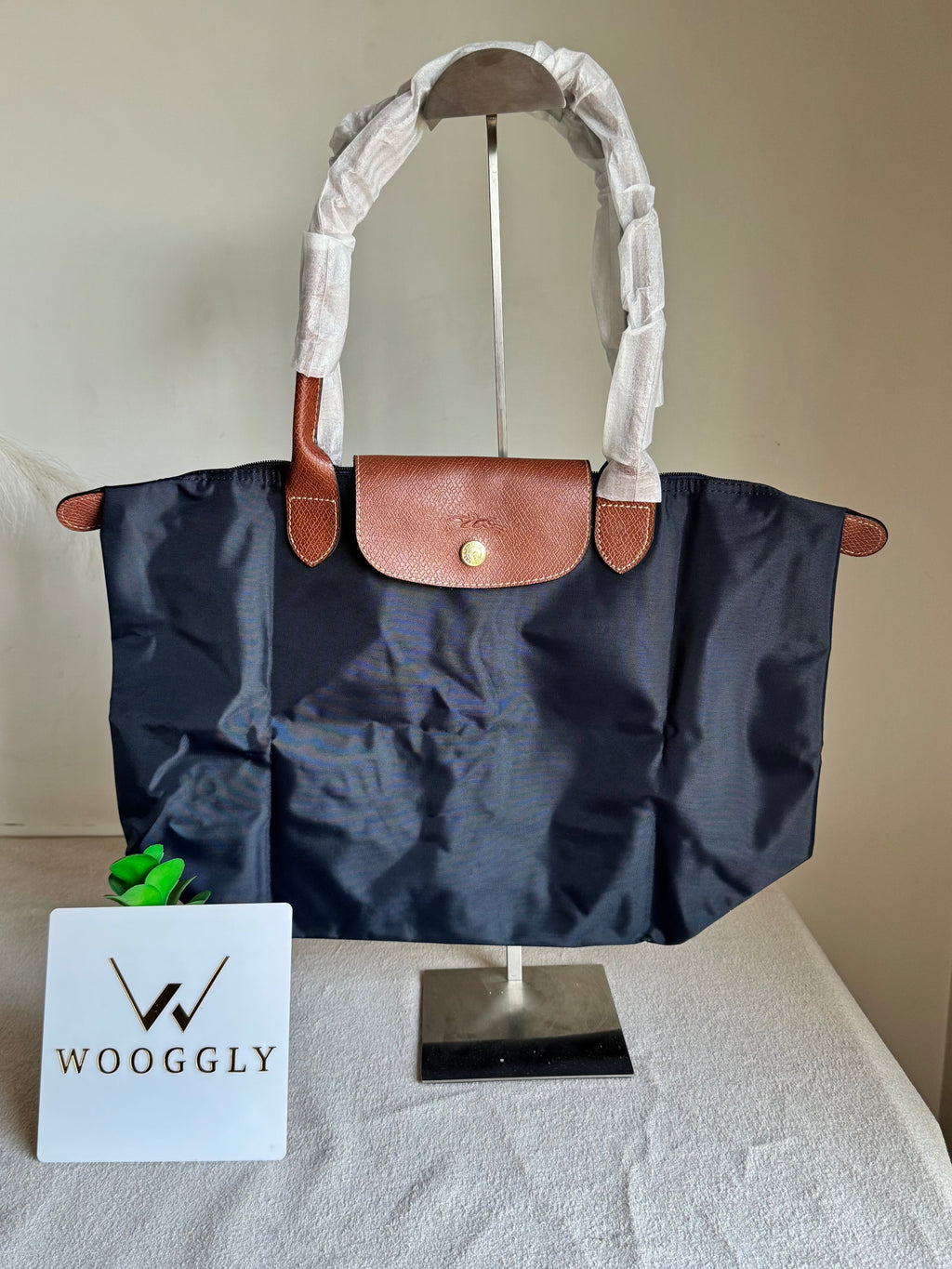 Longchamp Tote LARGE - Blue (WITH BRAND LOGO)