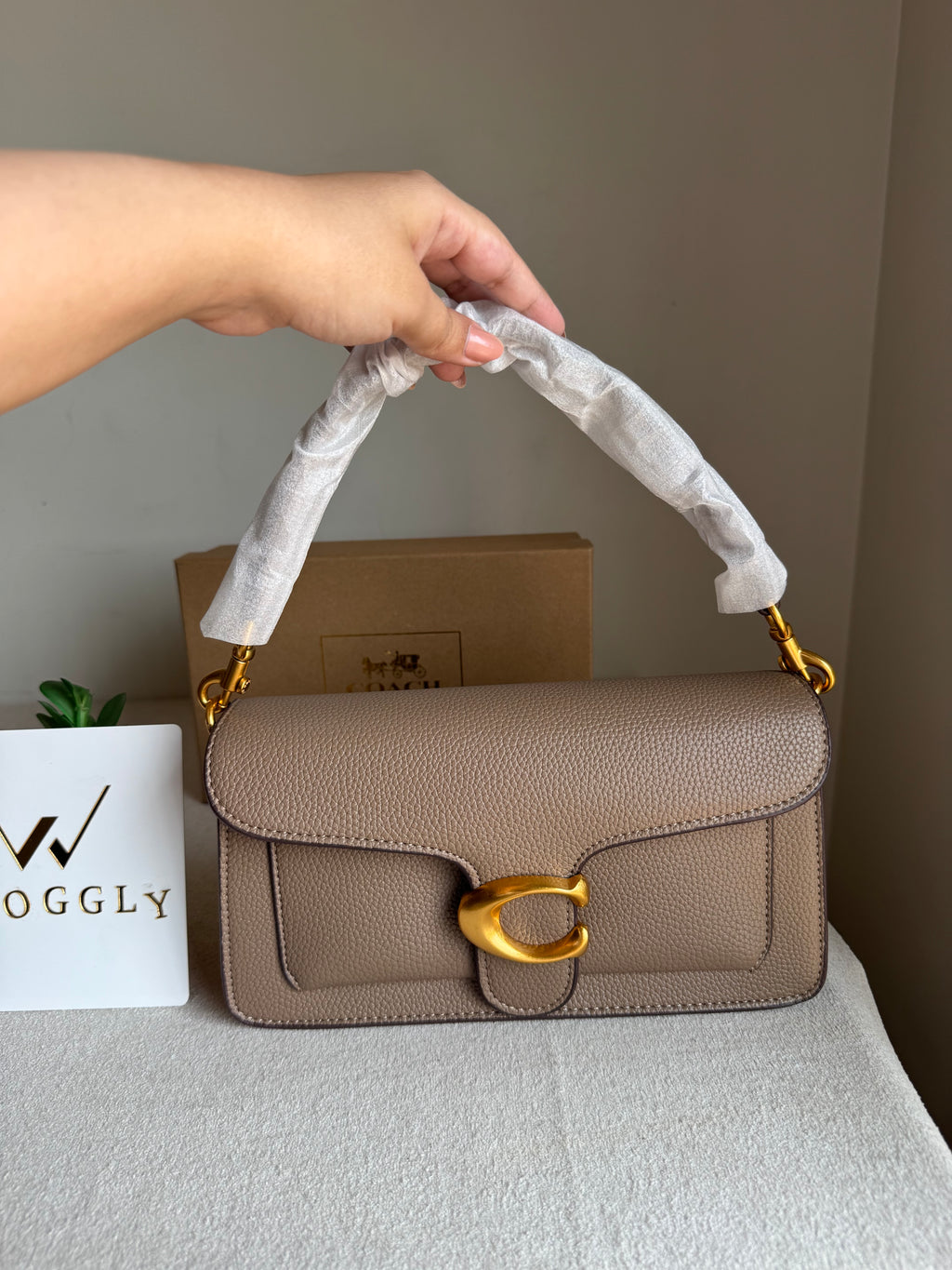 COACH TABBY Walnut Good Quality -  BOX PACKING