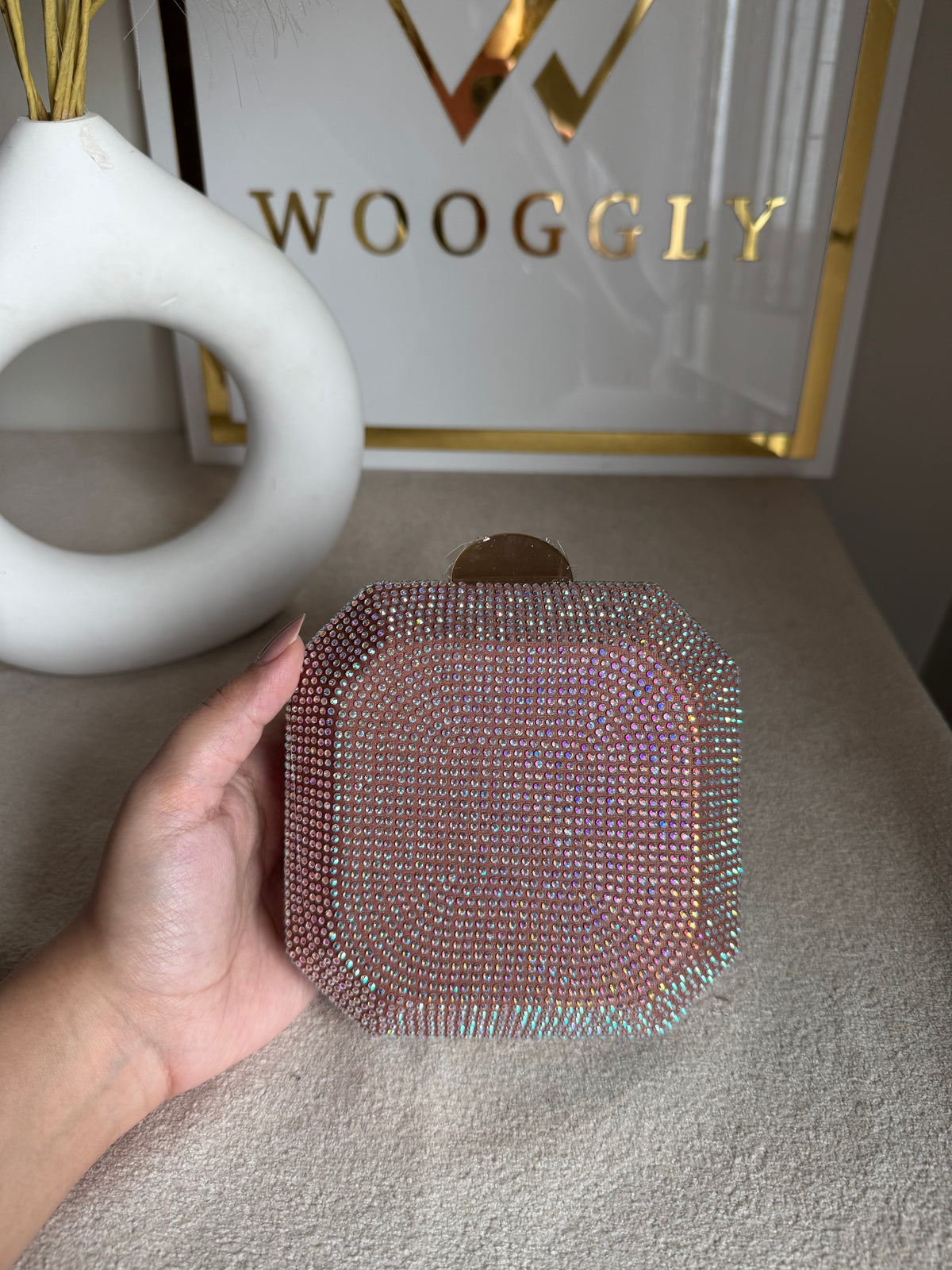 AYLA CLUTCH Pretty Pink