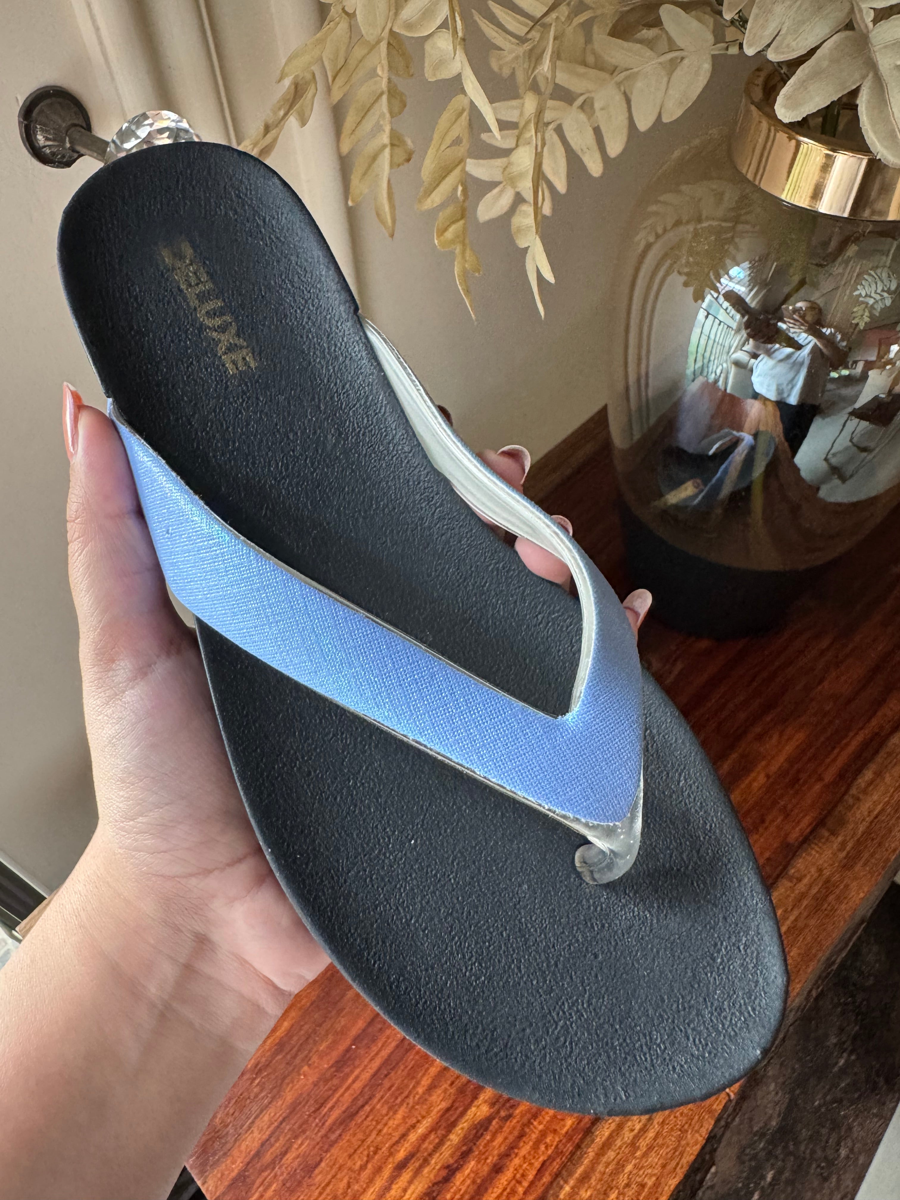 Soft Every Day Slides - Blue & Black