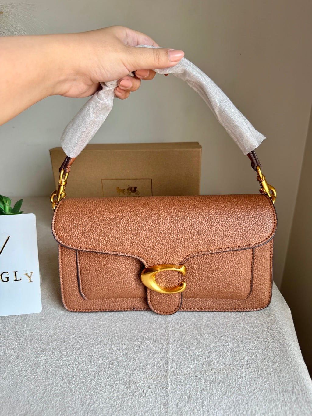 COACH TABBY Brown Good Quality -  BOX PACKING