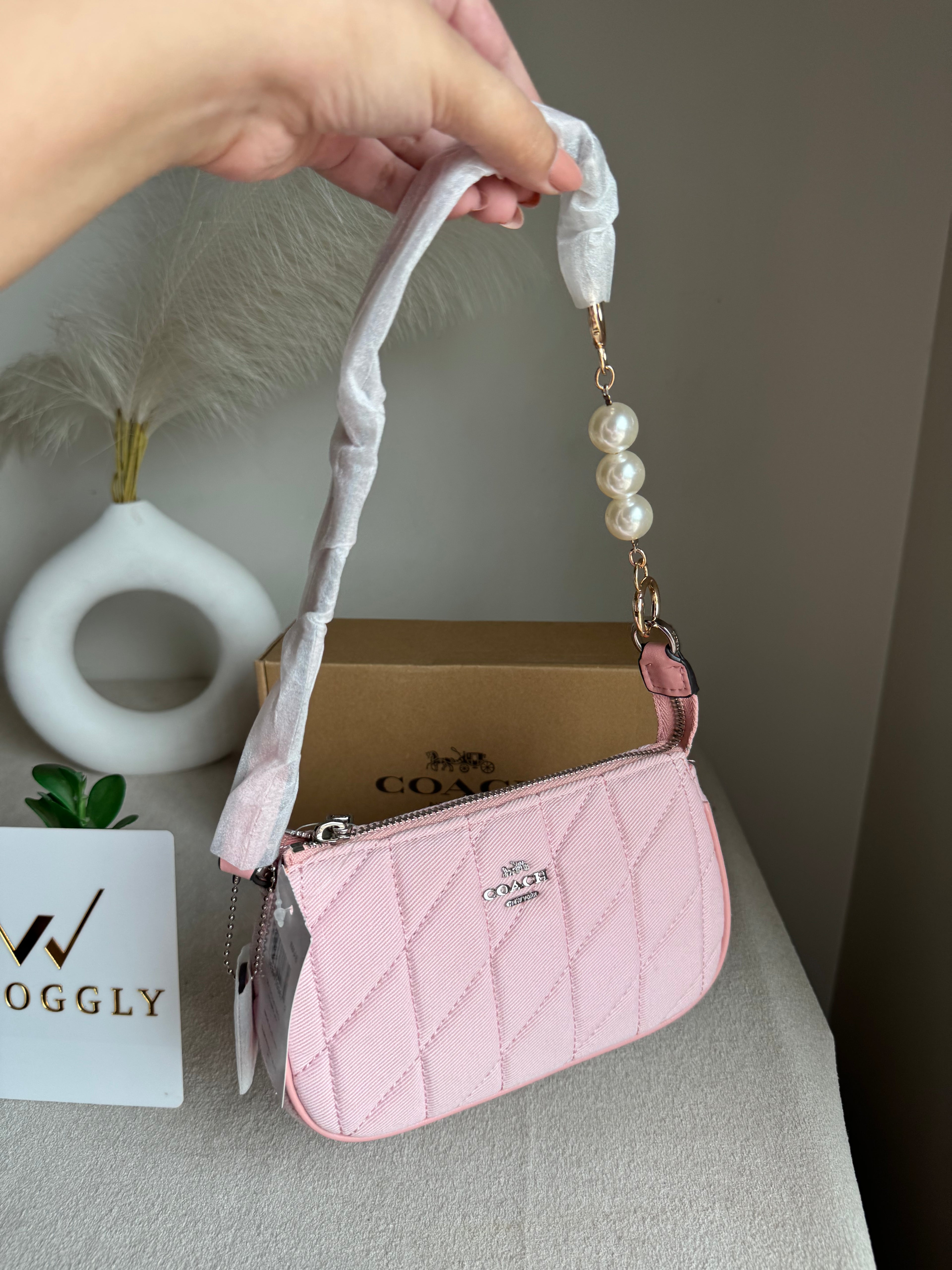Nolita 19 Signature Canvas with Soft Girly Pink - BOX PACKING