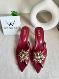 Zara Vogue Heels - Maroon