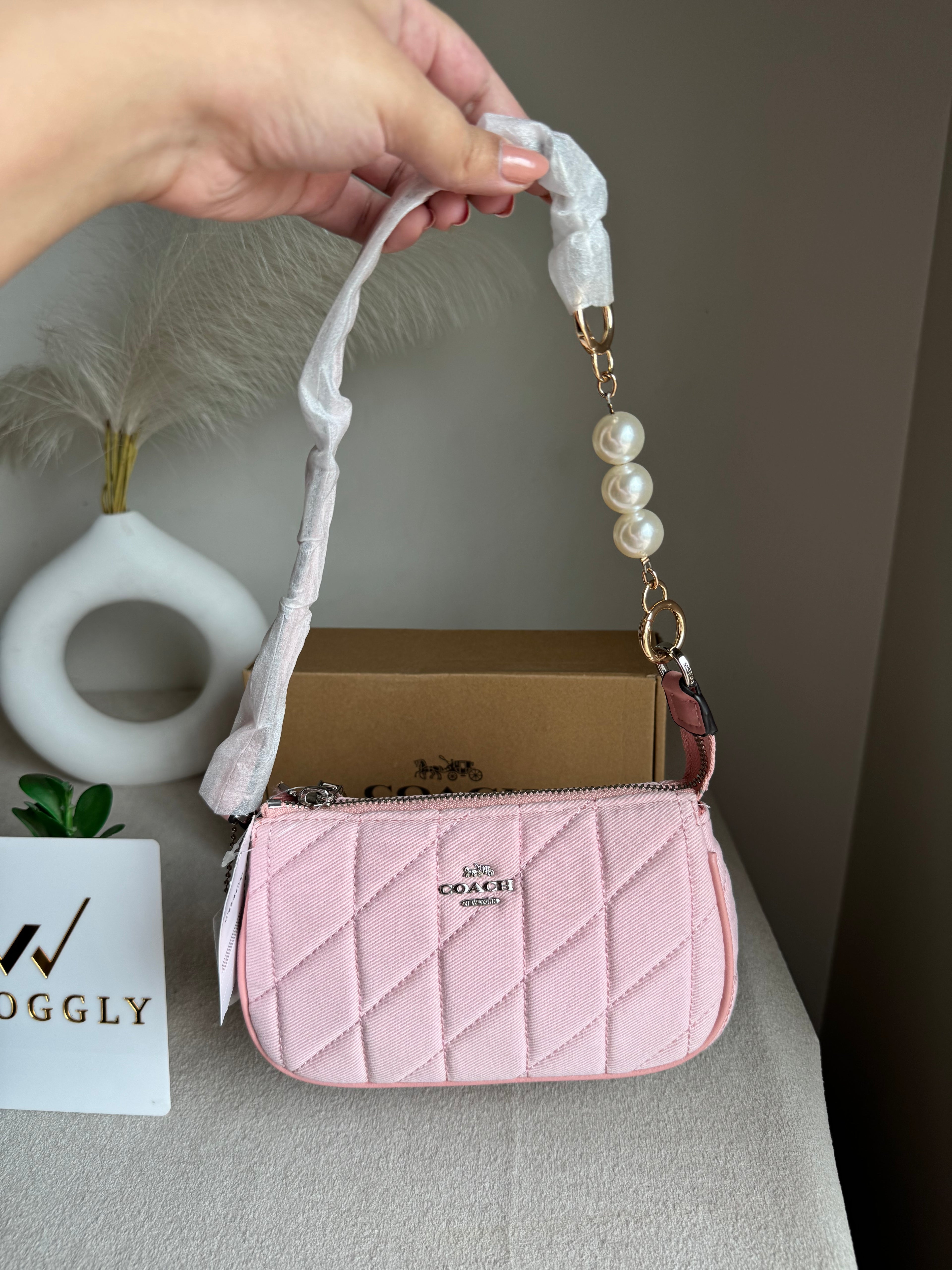 Nolita 19 Signature Canvas with Soft Girly Pink - BOX PACKING