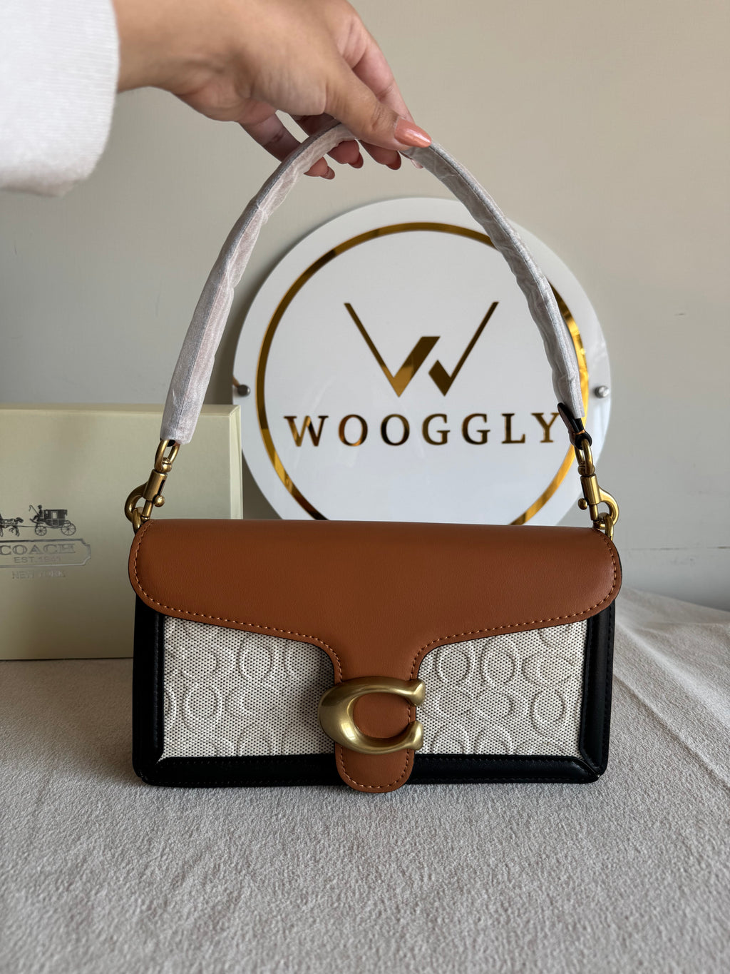COACH TABBY EXCLUSIVE (Brown & Black) - BOX PACKING