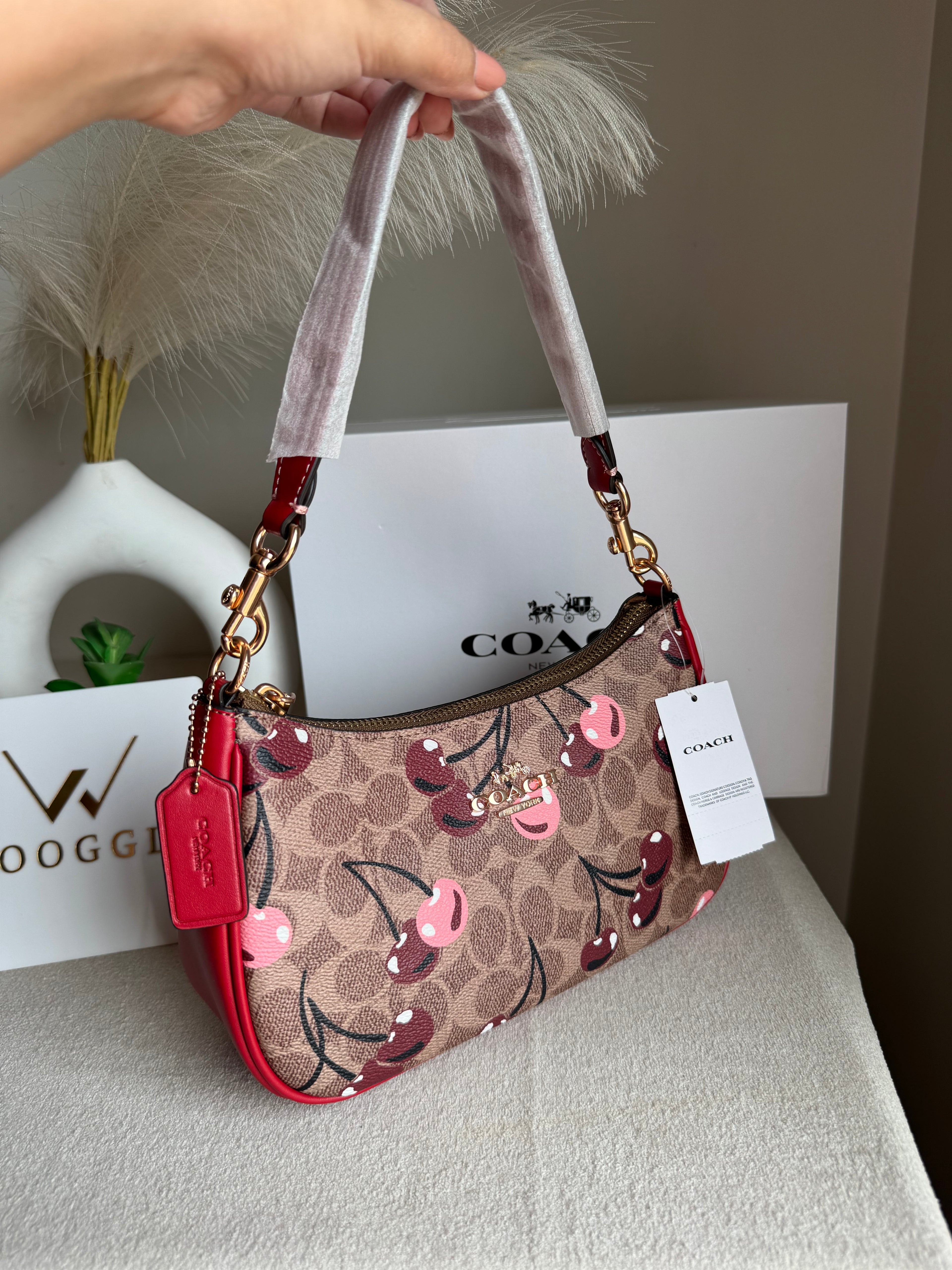 COACH TERI PREMIUM (Maroon with Cherries) - MAGNETIC BOX PACKING
