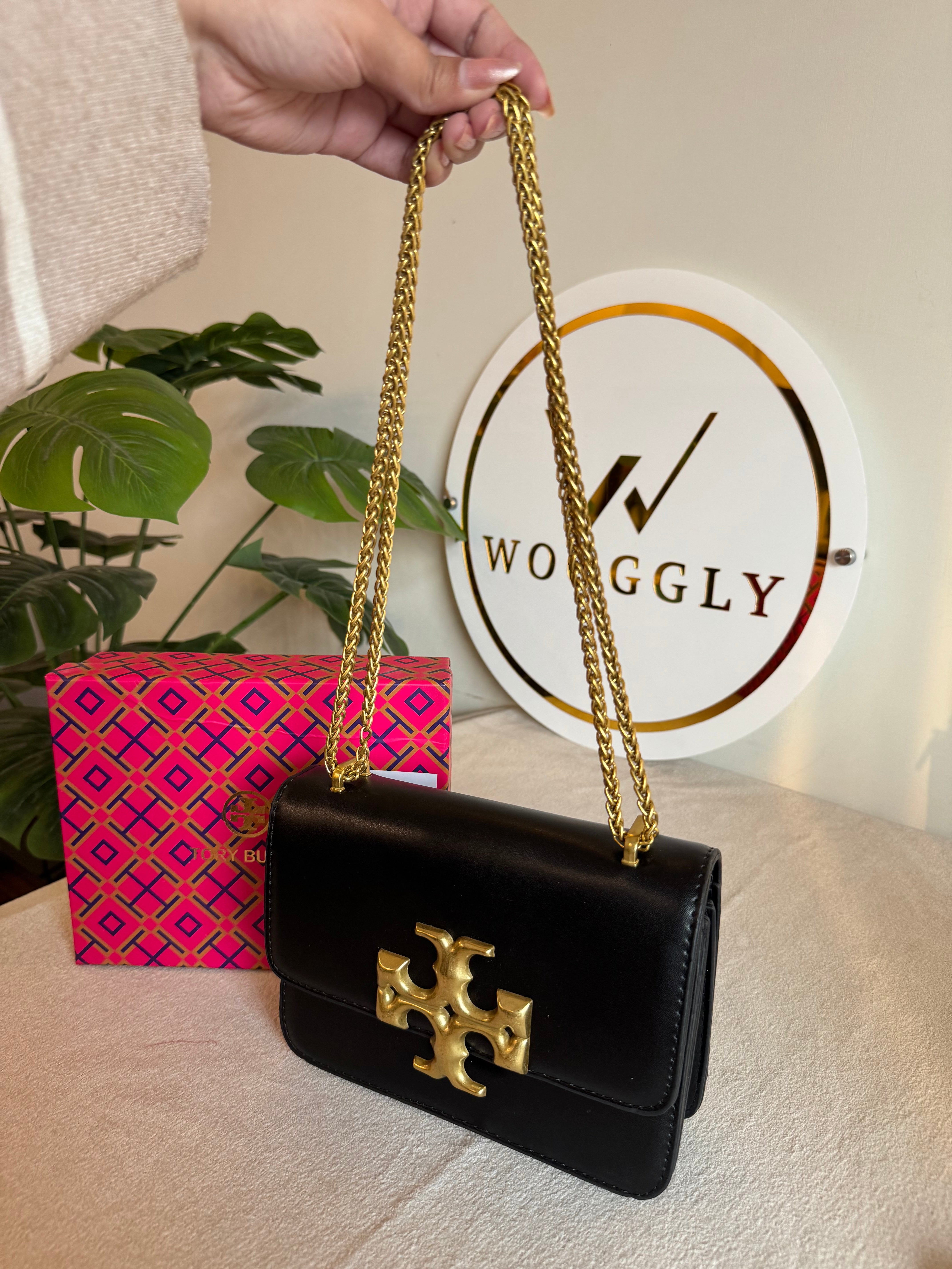 Tory Burch Sling - Black with Box Packing