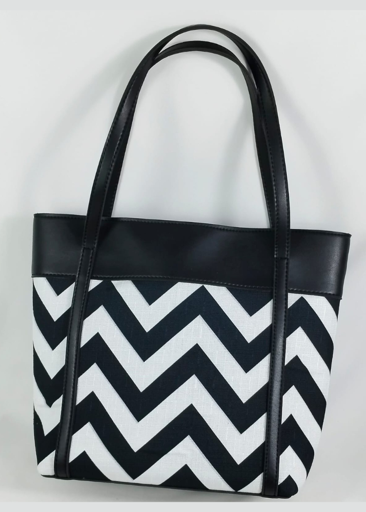 Aura Black Tote Bag