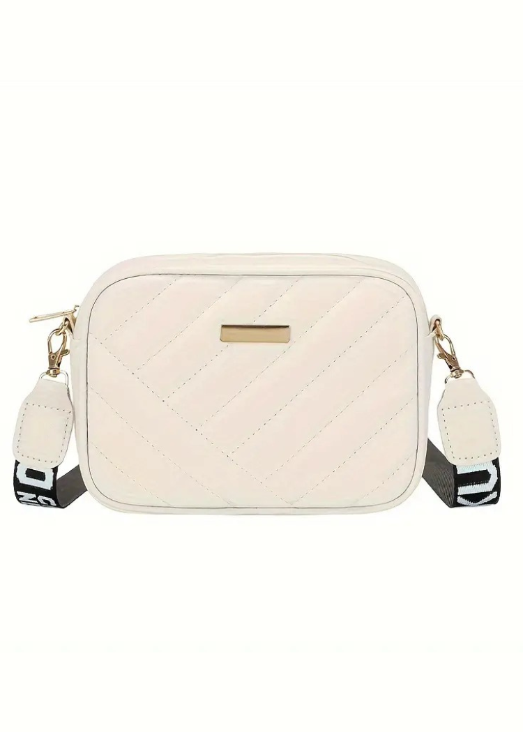 Clara White Crossbody