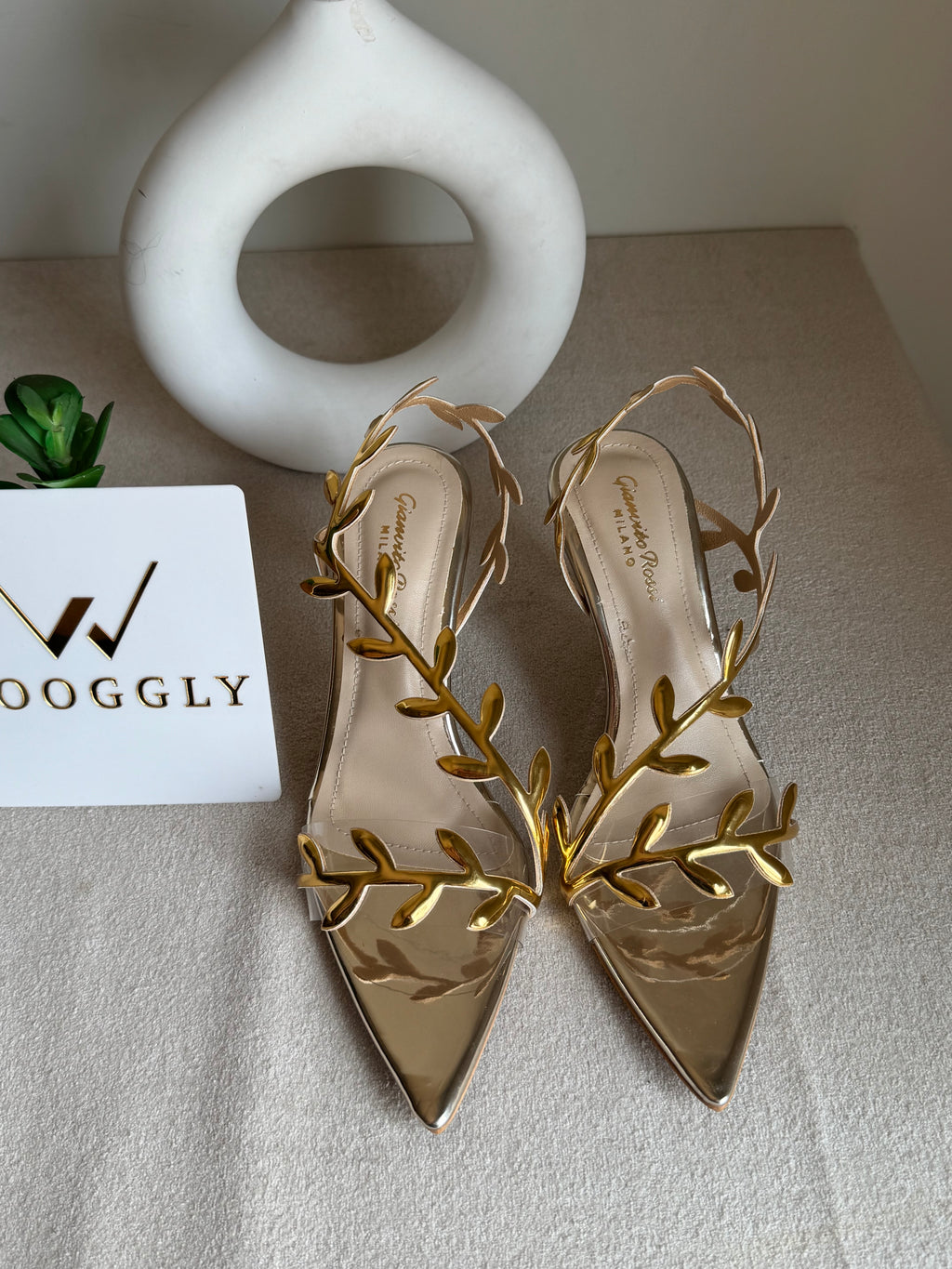 Gianvitto Rossi Heels Champagne