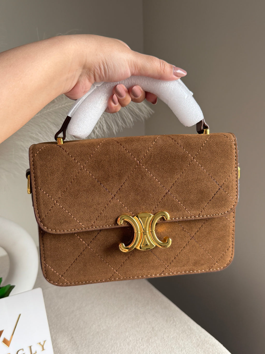 Premium Chloe Hand Bag Brown