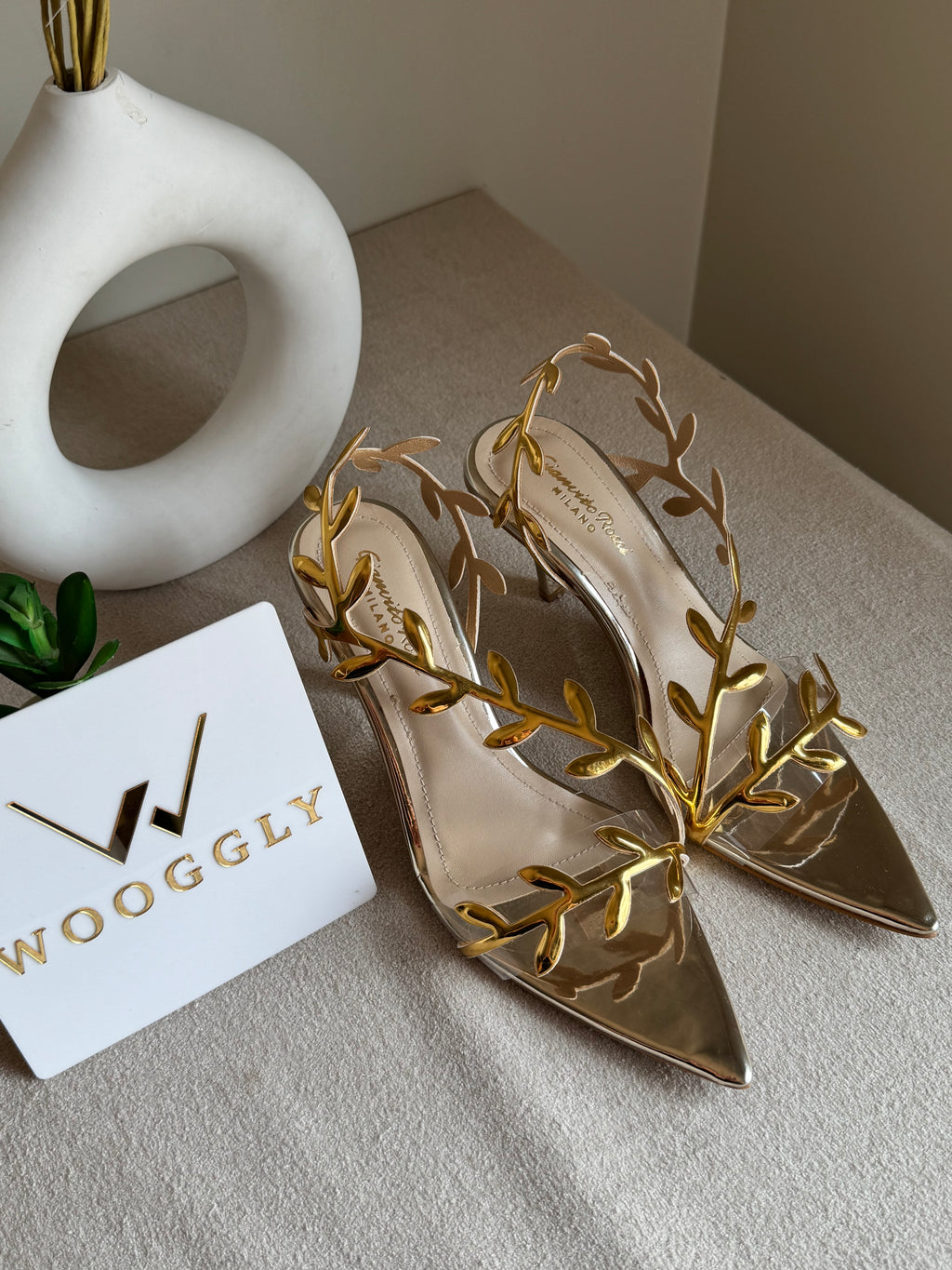 Gianvitto Rossi Heels Champagne