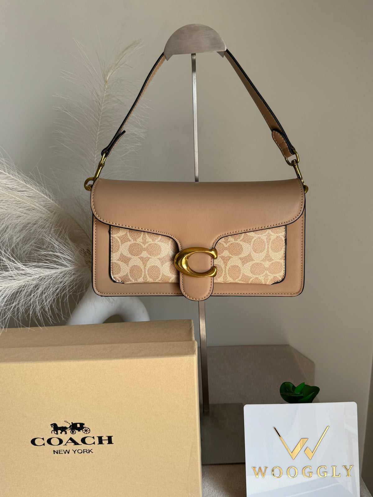 COACH TABBY 26 Khaaki Decent Quality-BOX PACKING