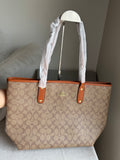 COACH TOTE BAG PREMIUM (Apricot Brown) - BOX PACKING