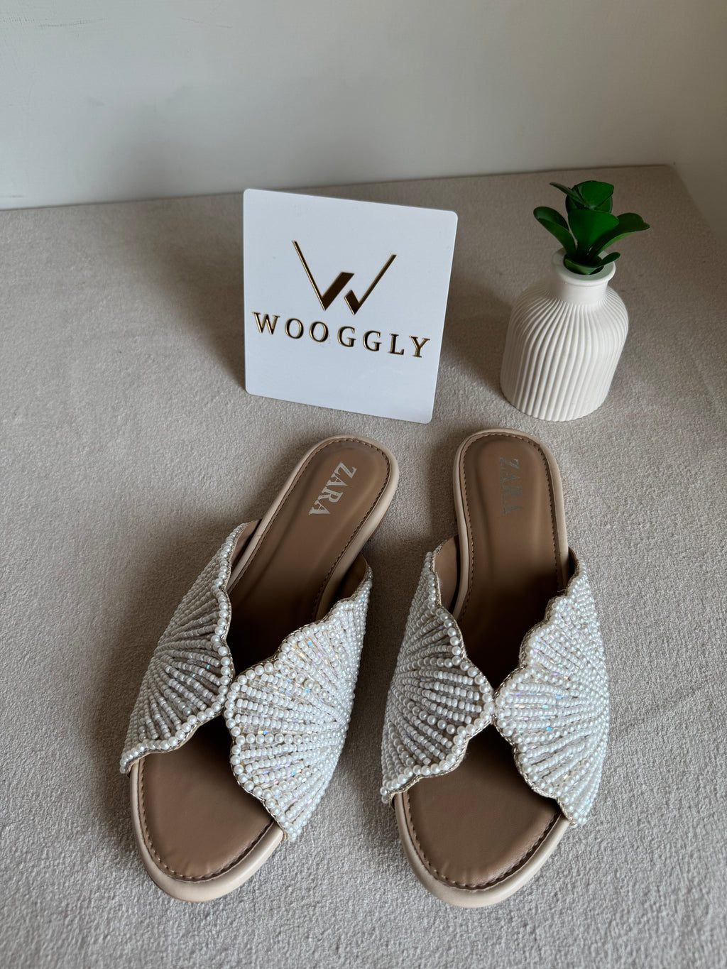 Viral Zara Slides - Cream