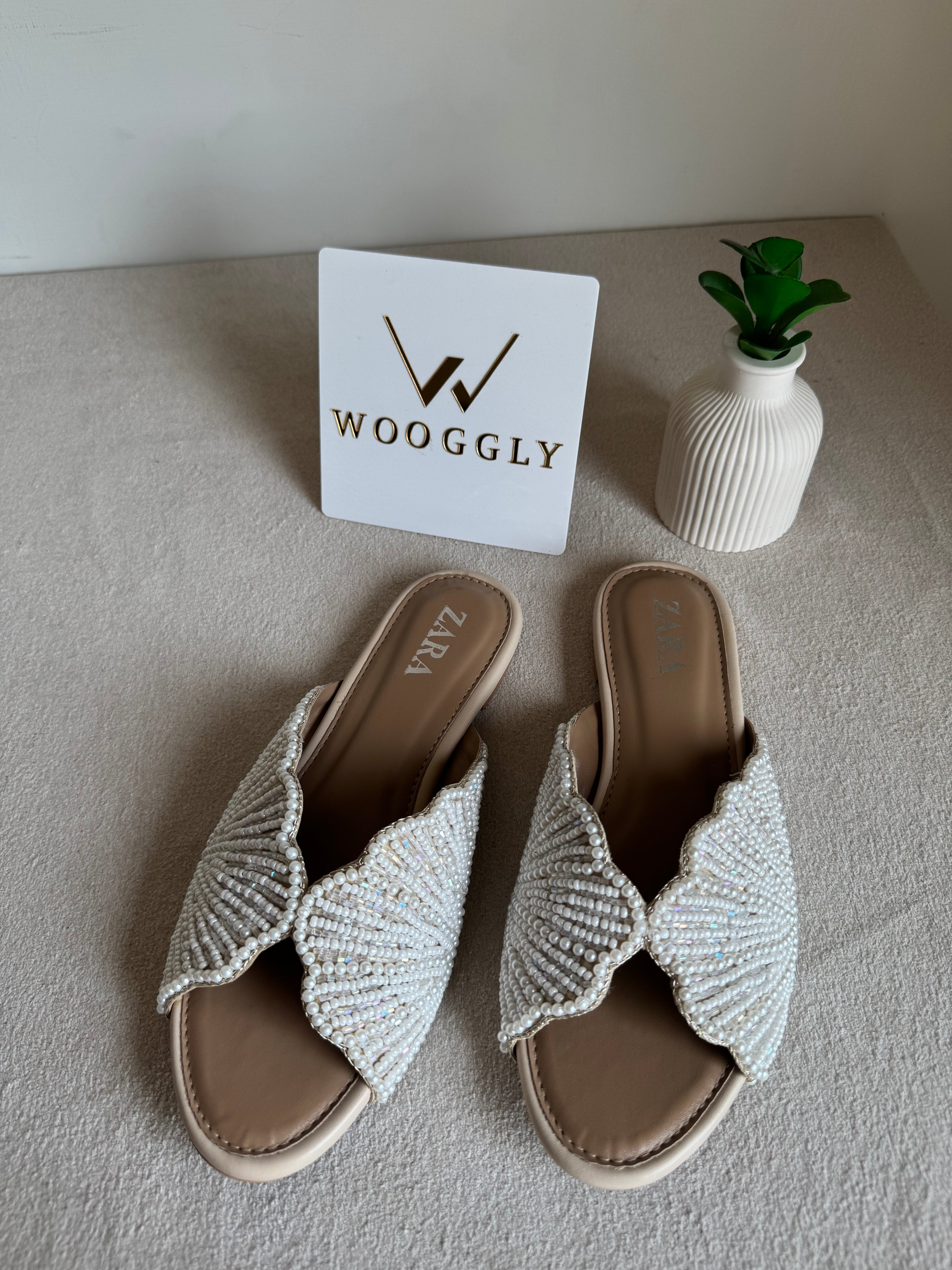Viral Zara Slides - Cream