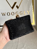 Muse Swarovski Clutch - Black