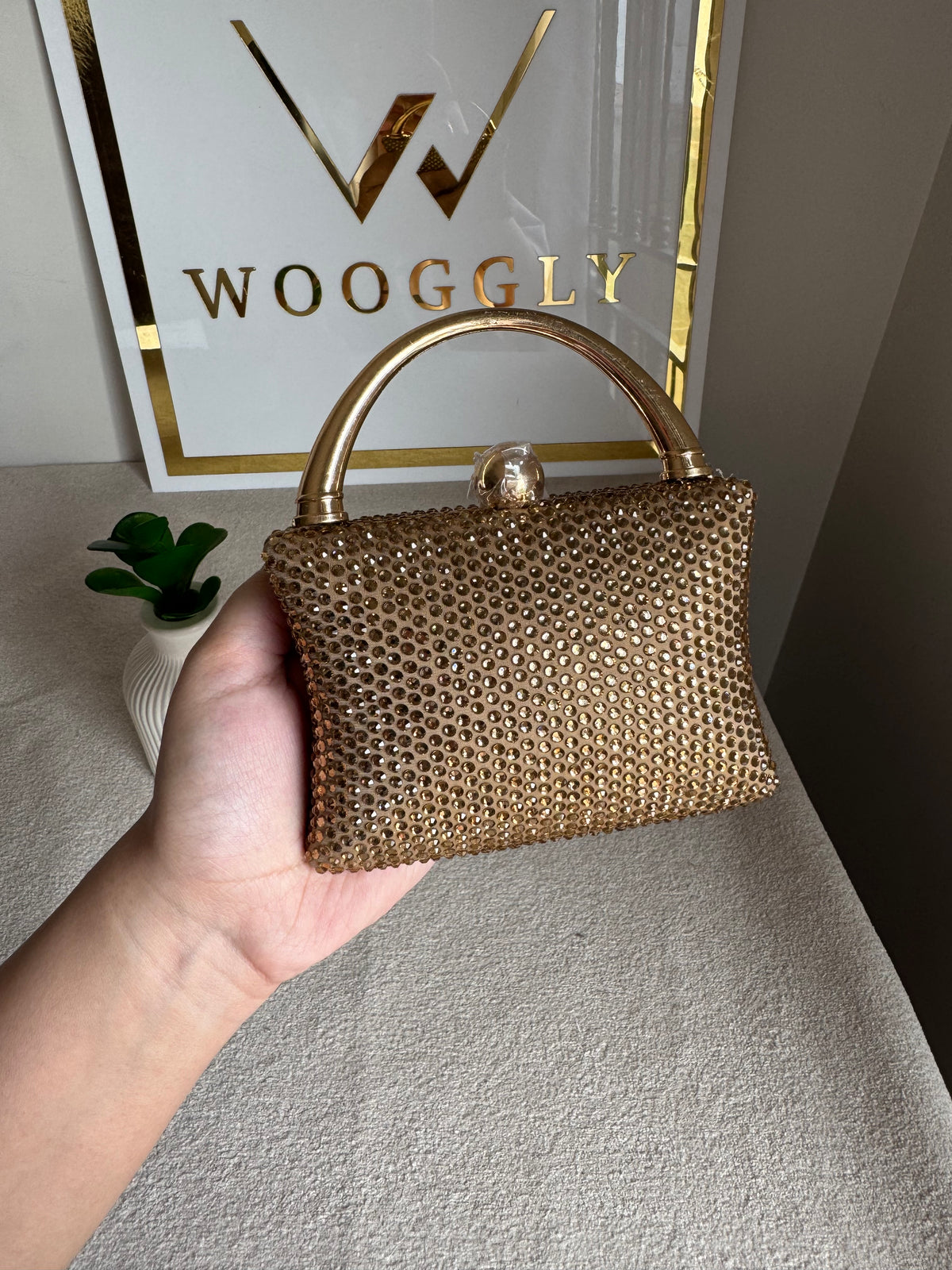 VÉRA Clutch Champagne