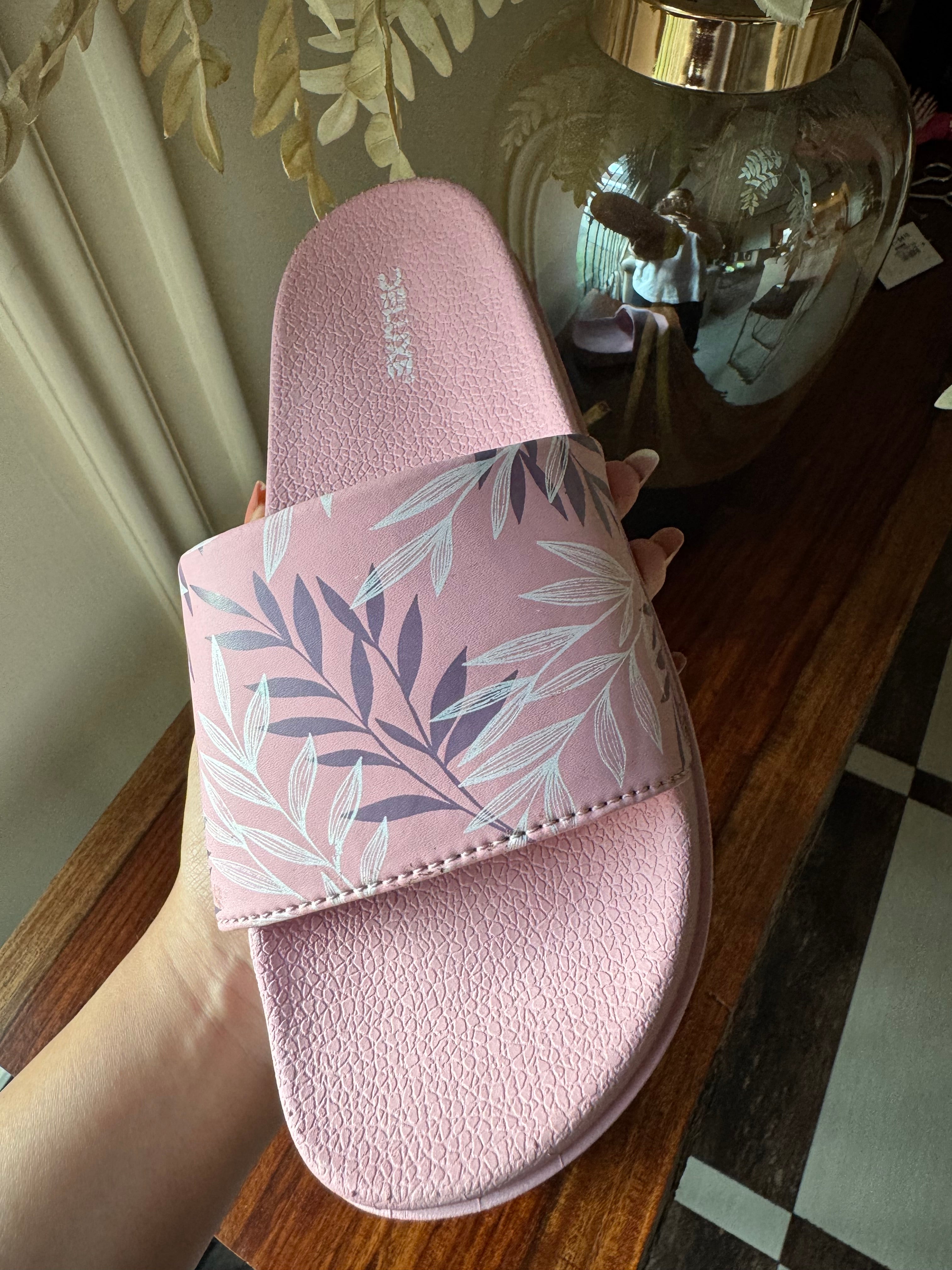 Soft Baby Pink Beach Slides