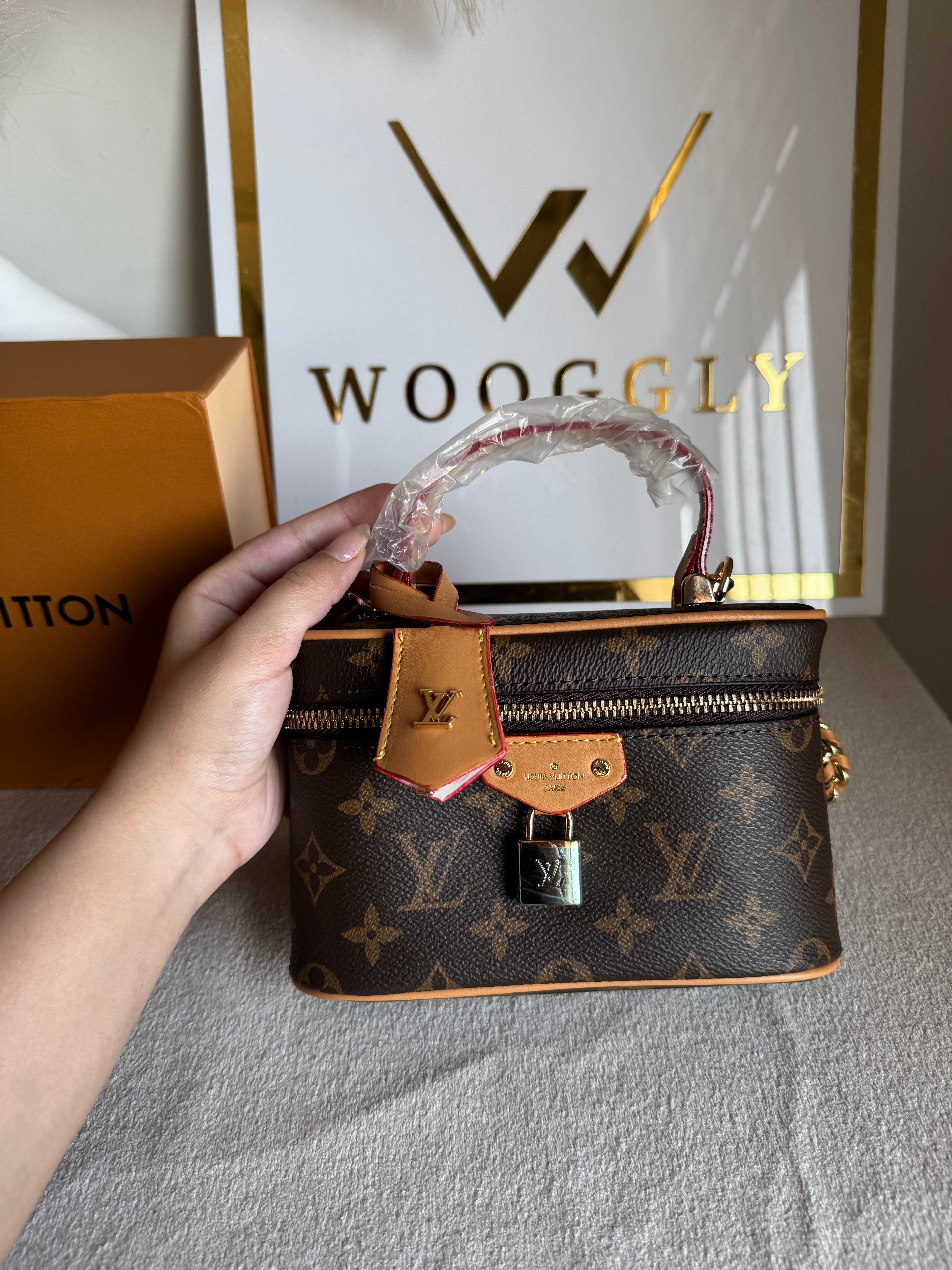 LV Bucket Bag with Strap - Brown (BOX PACKING)