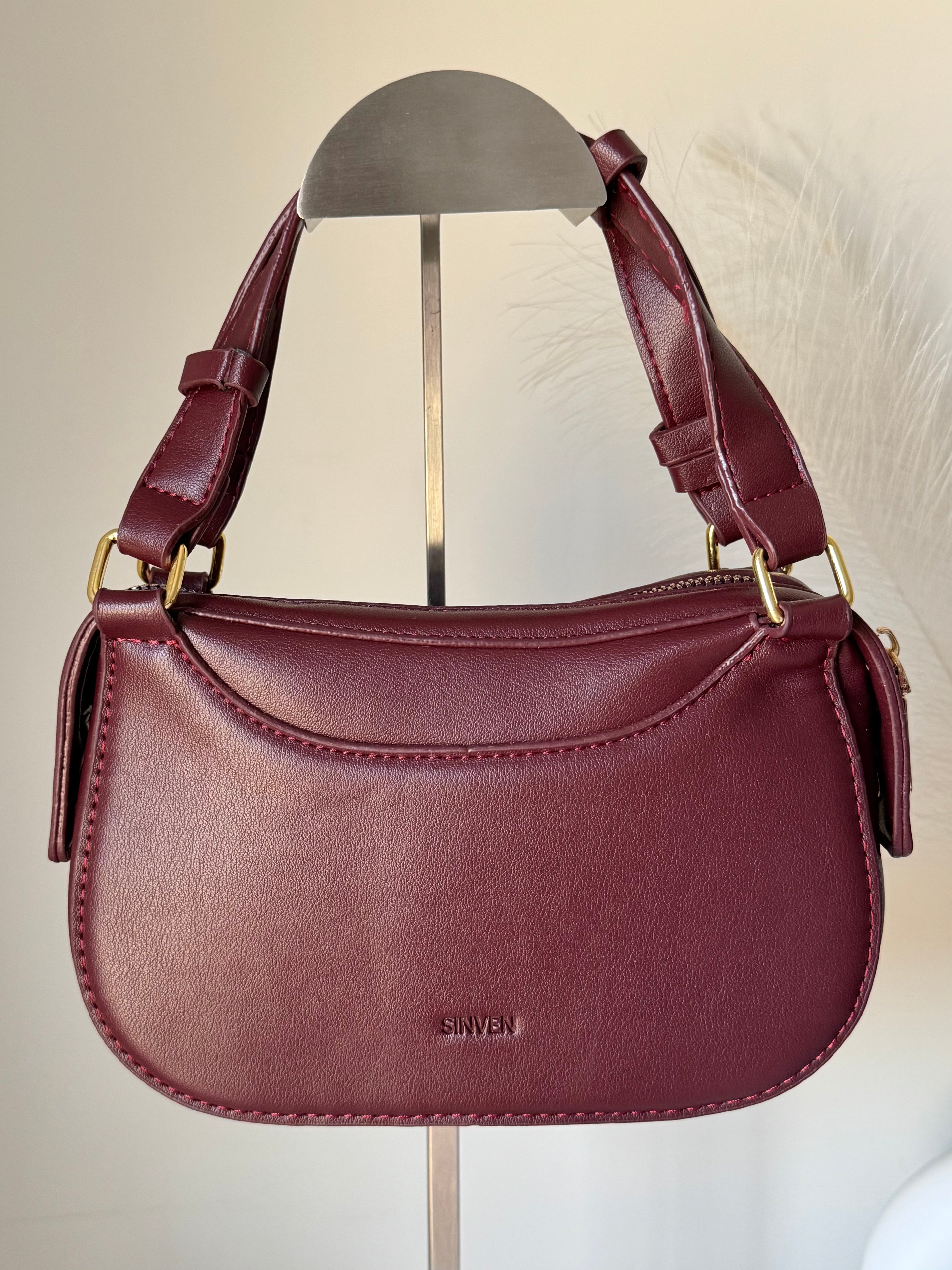 Sleek Aura Bag - Maroon