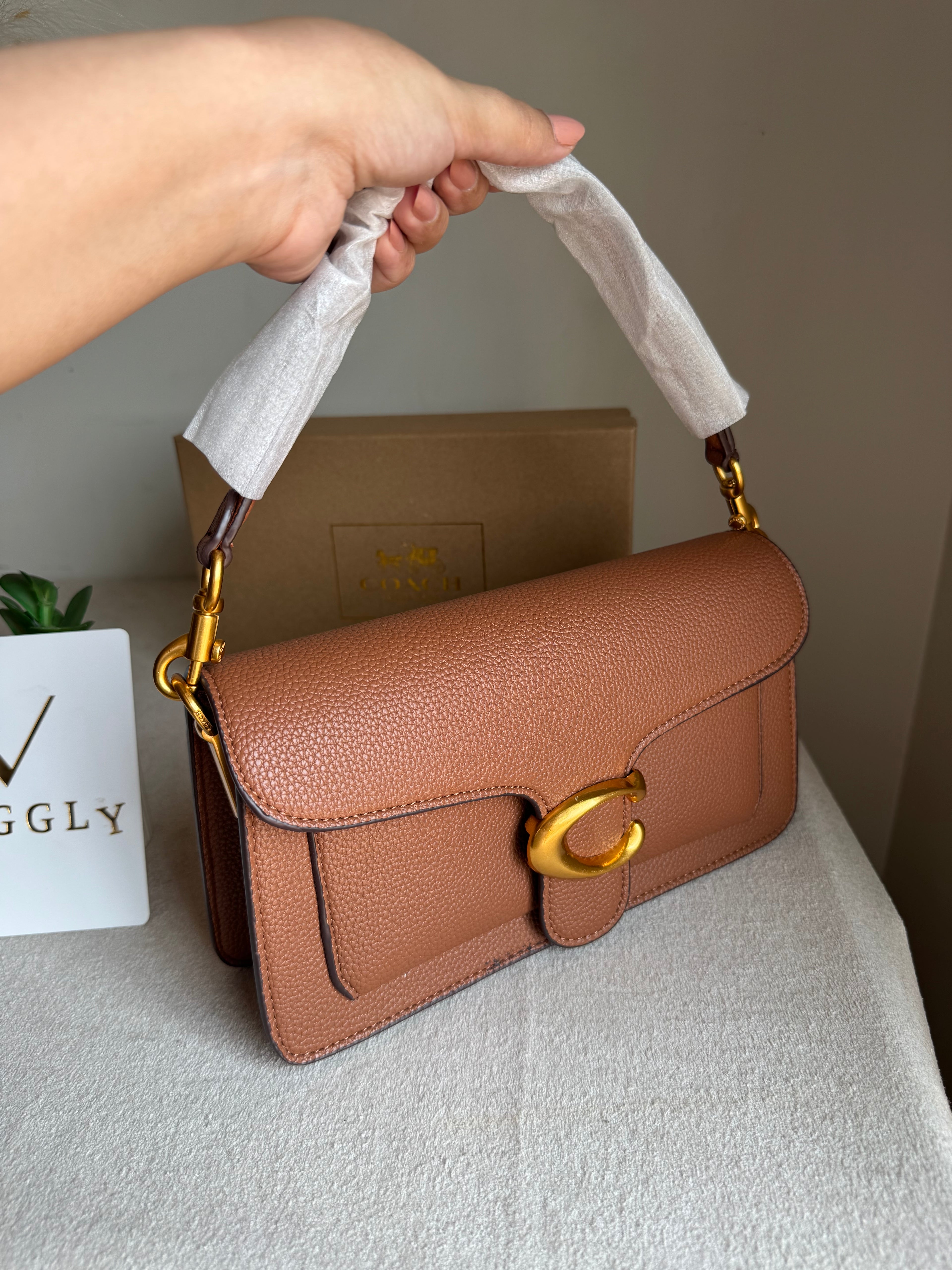 COACH TABBY Brown Good Quality -  BOX PACKING