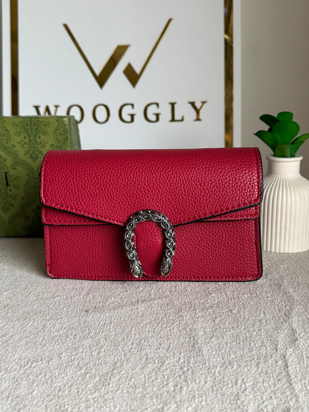 Viral Mini Gucci Bag Red - Box Packing