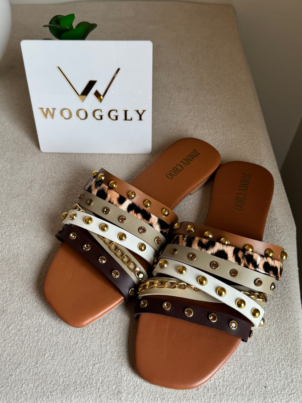 Jimmy Choo Studded Slides