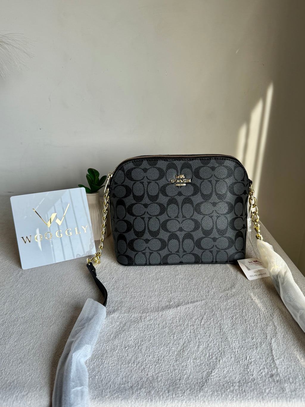 COACH Premium Crossbody Bag - Black