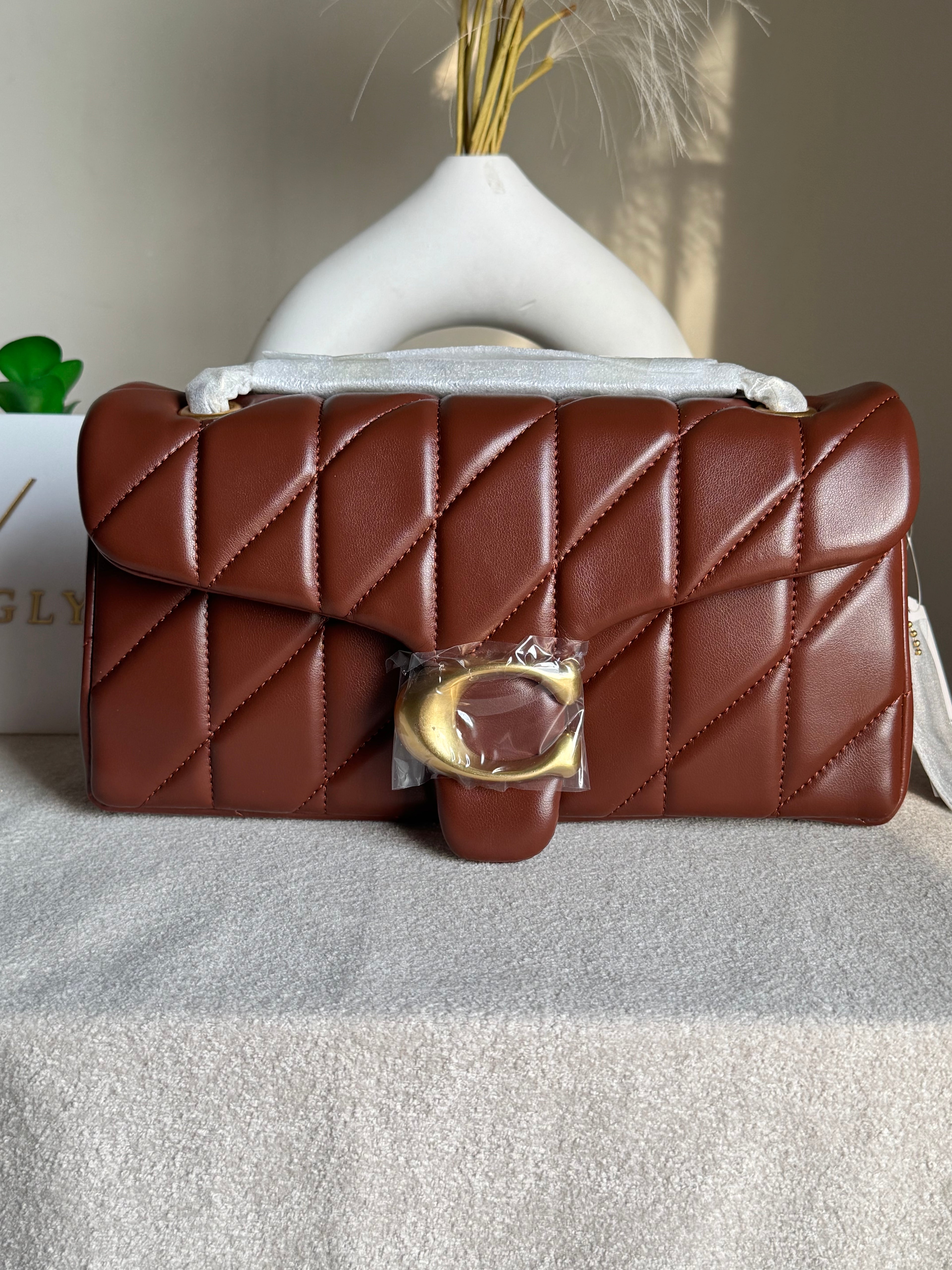 Quilted Tabby 26 EXTREMELY PREMIUM (Chocolate Brown) - BOX PACKING
