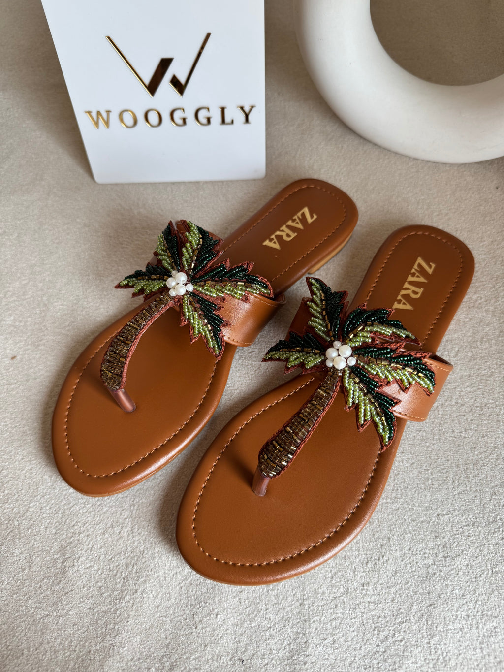 Zara Island Special Flats - Brown