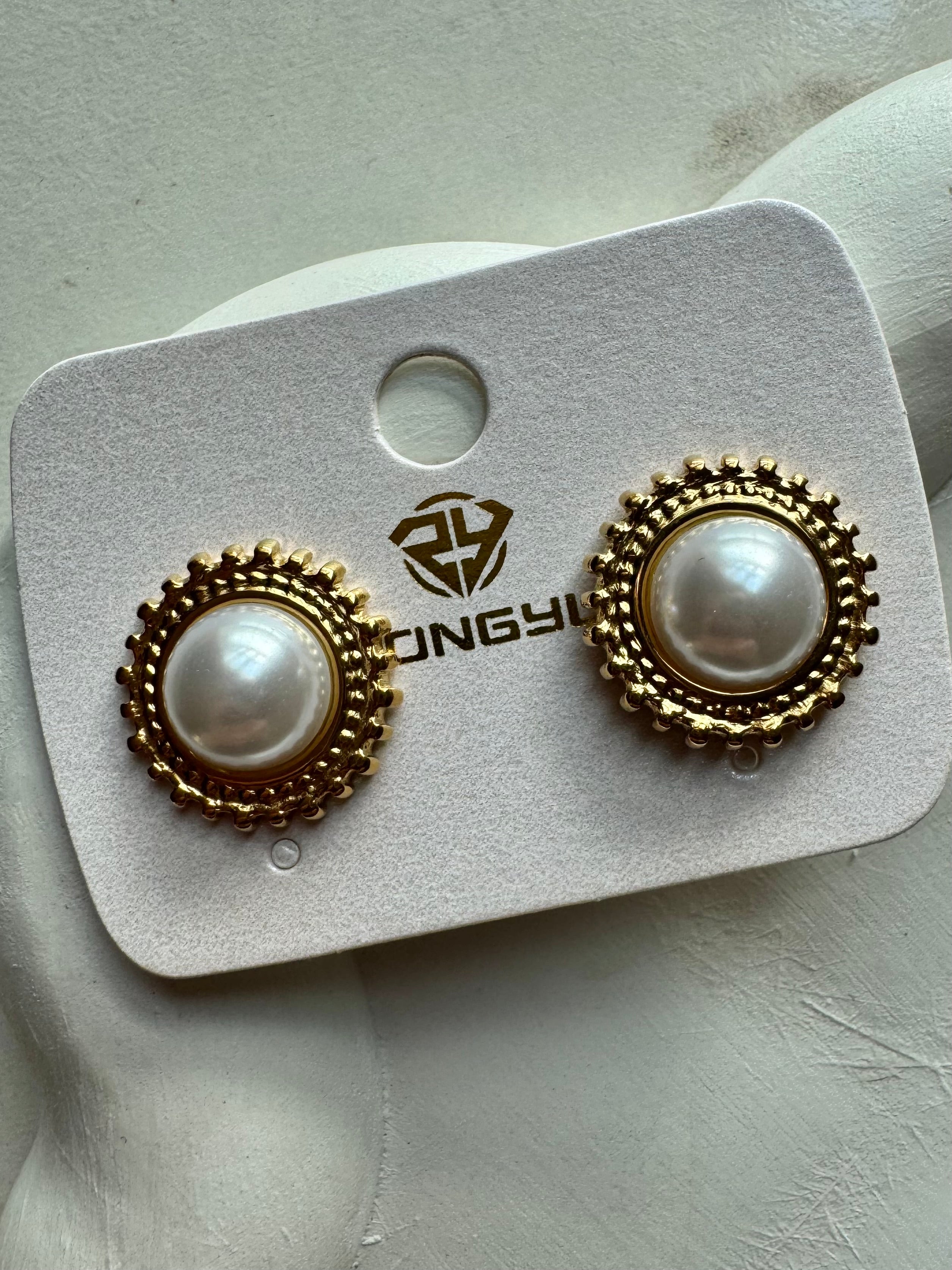 Pearl Grace Studs