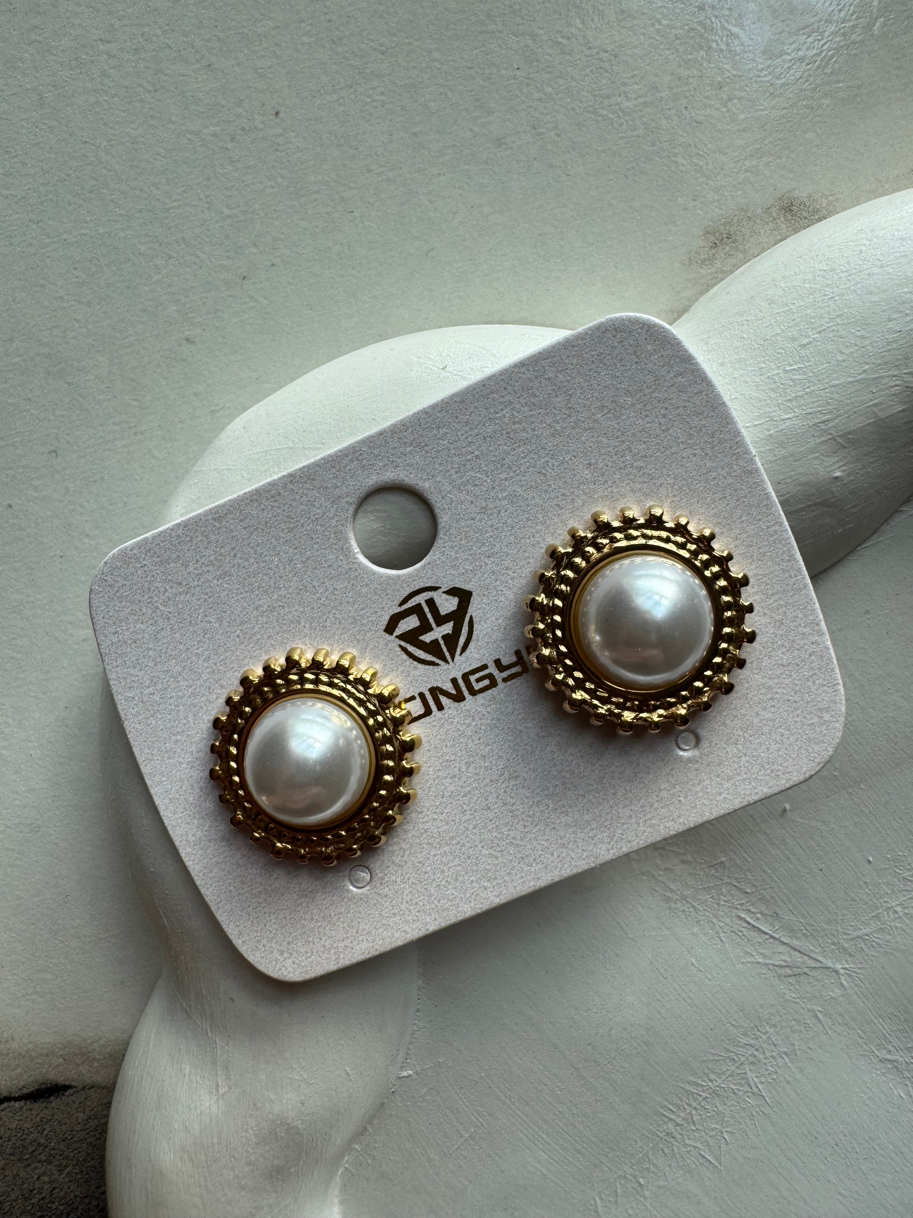 Pearl Grace Studs