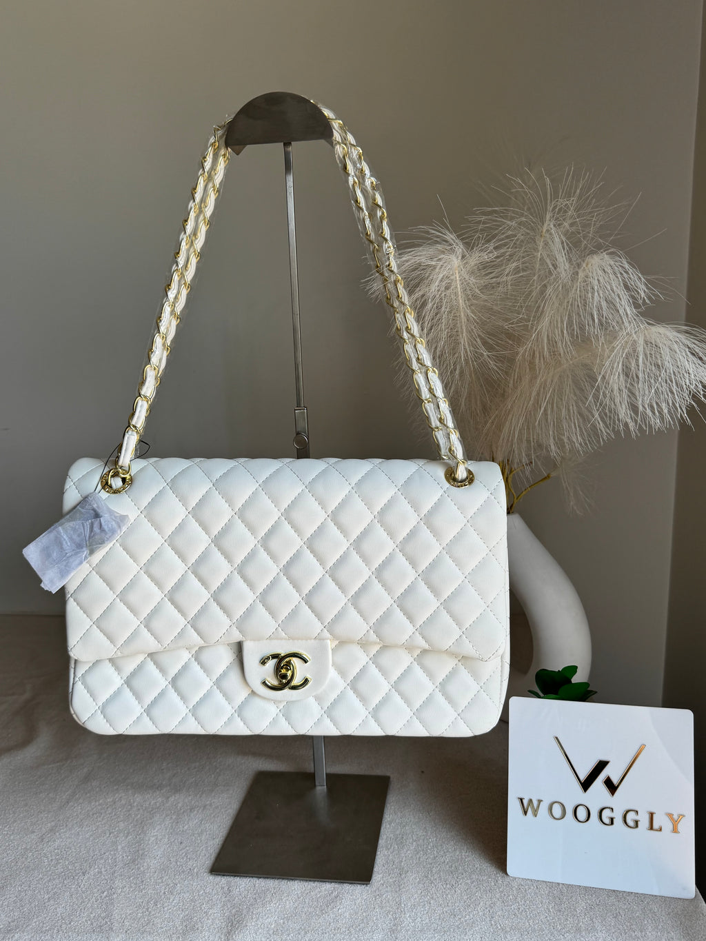Classic CH Premium Bag (White)
