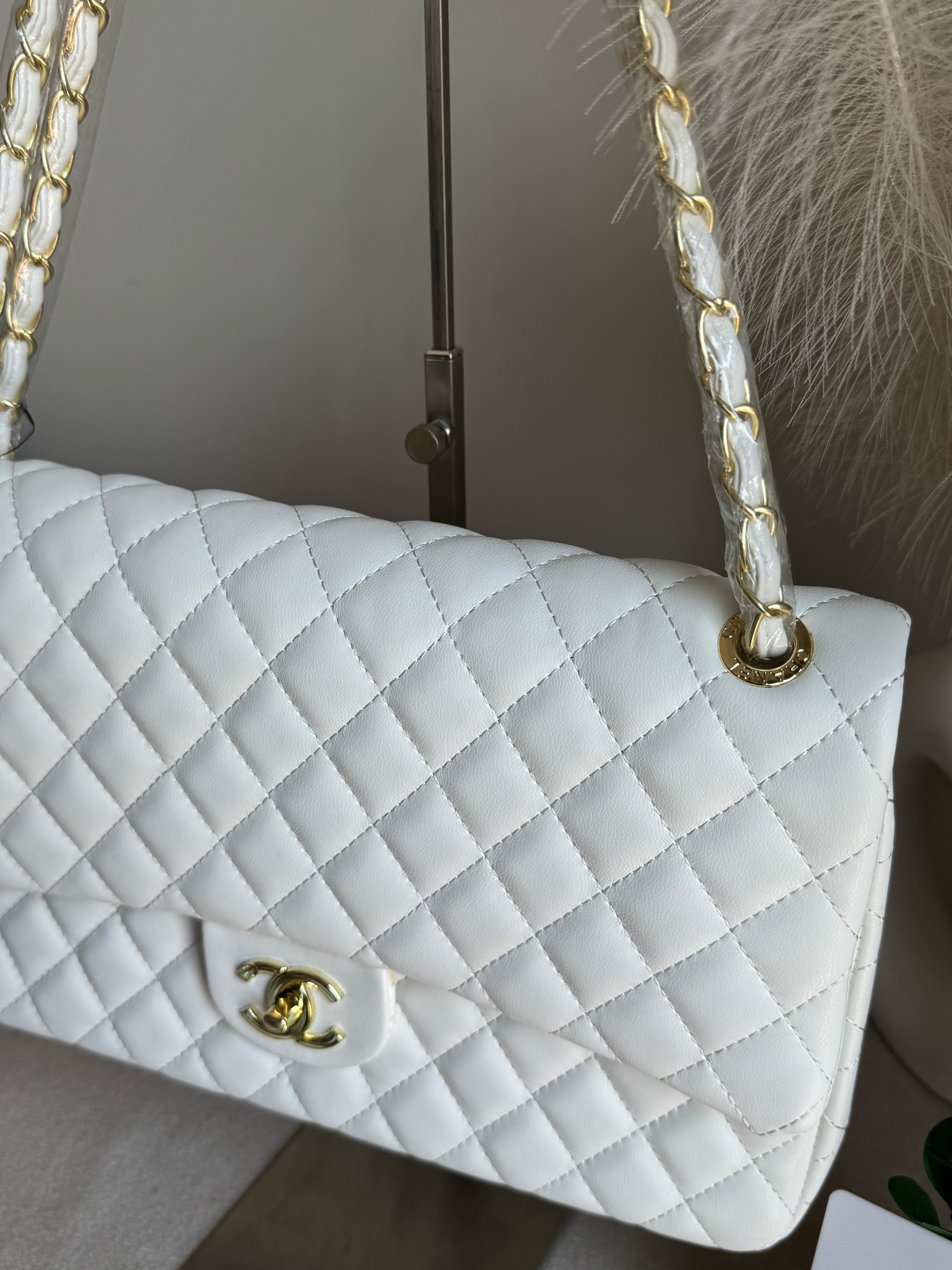 Classic CH Premium Bag (White)