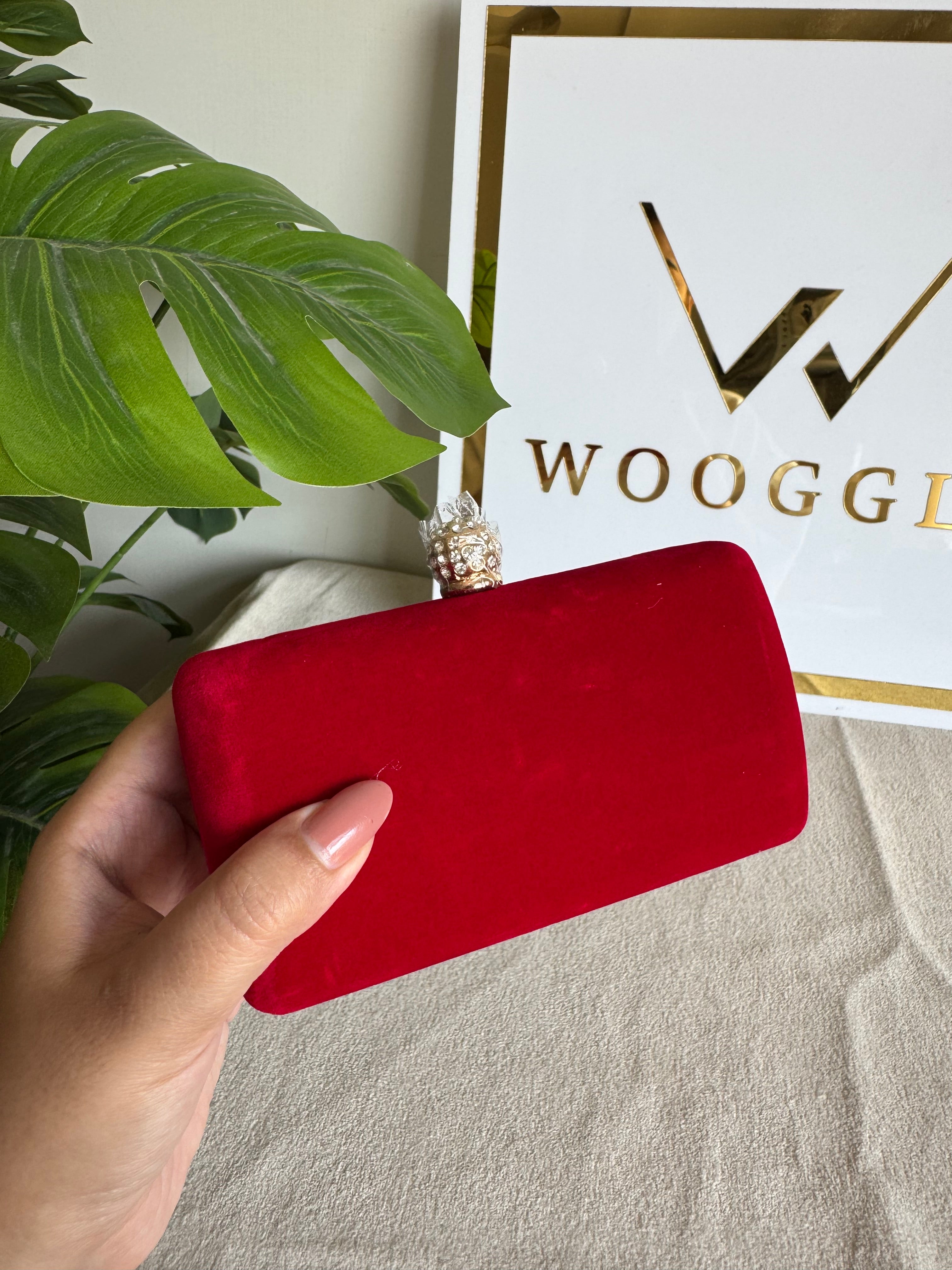 Mini Glow Up Clutch - Red