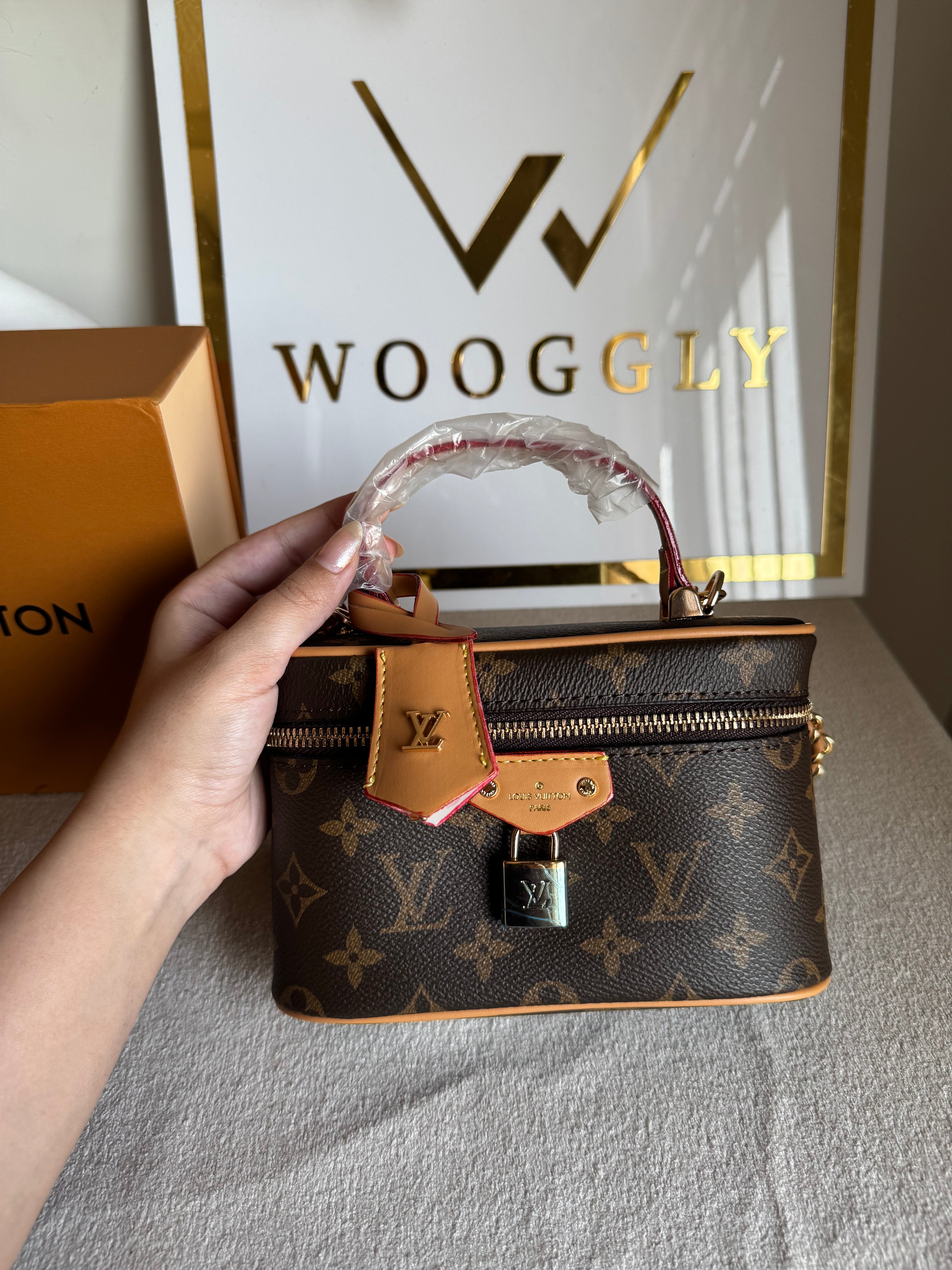 LV Bucket Bag with Strap - Brown (BOX PACKING)