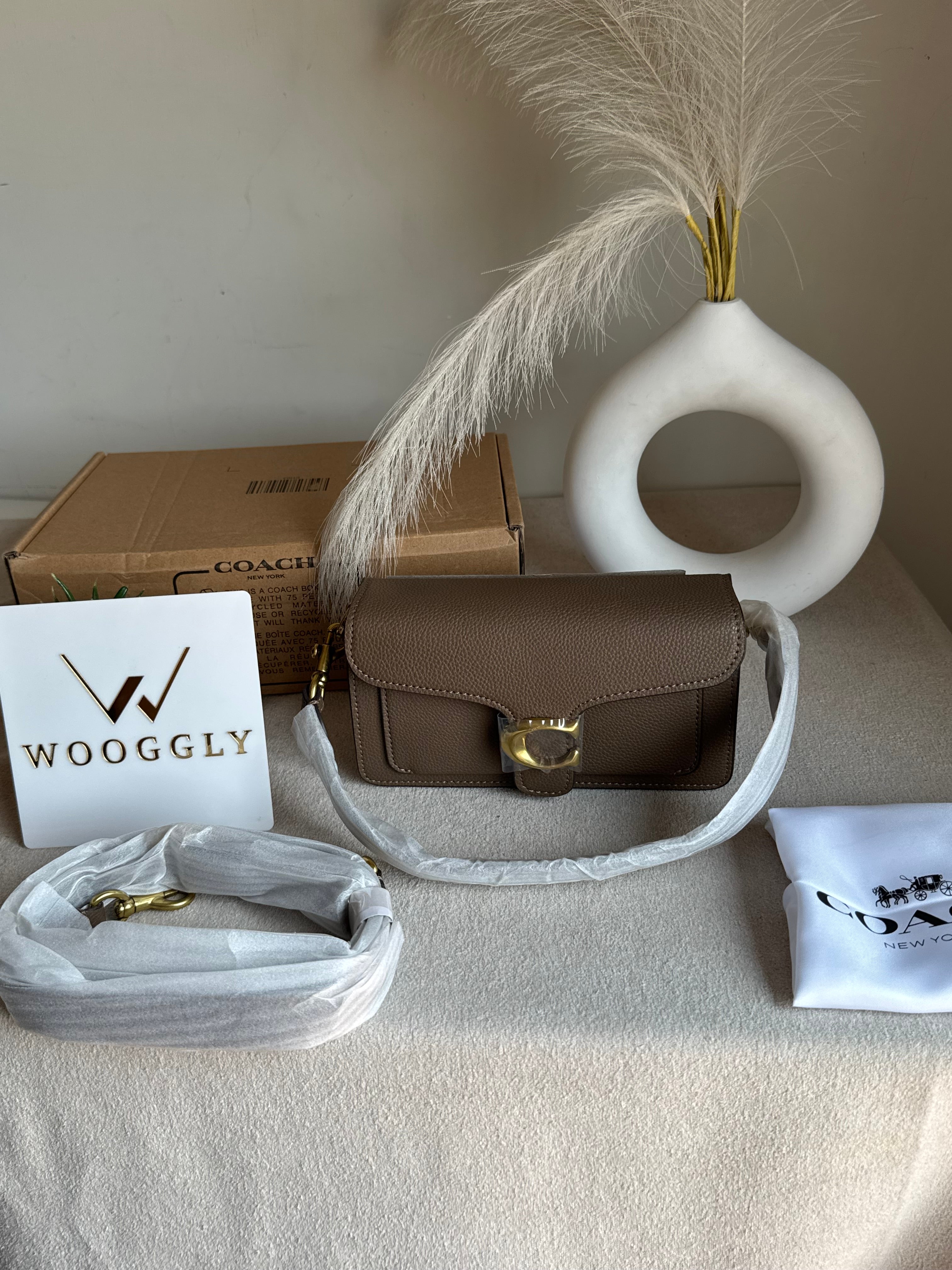 Coach TABBY Premium 20 (MINI) KHAAKI - BOX PACKING
