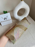 High Quality Élan Clutch - Multi Champagne