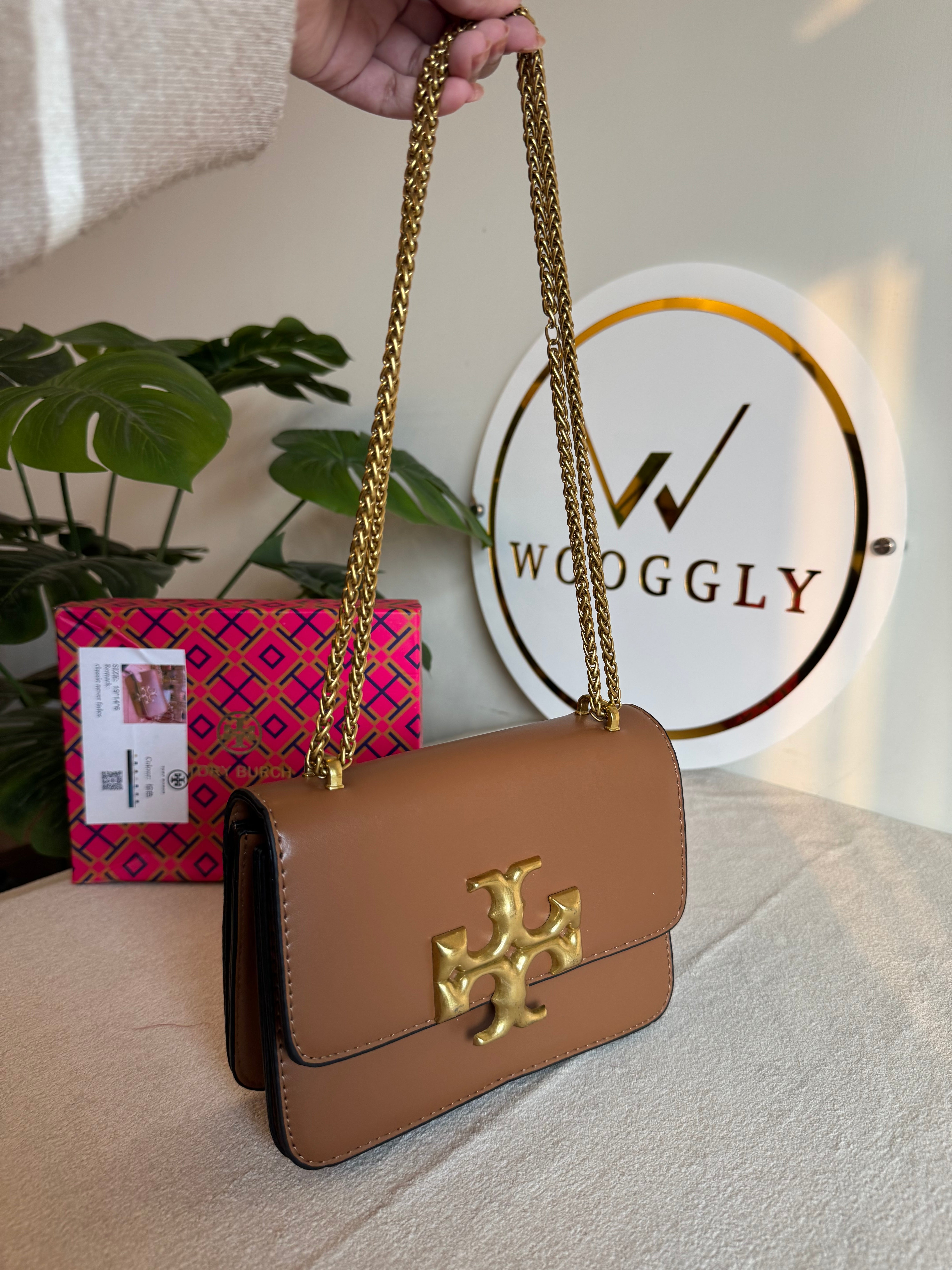 Tory Burch Sling - Brown with Box Packing