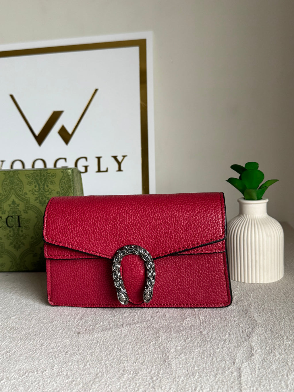 Viral Mini Gucci Bag Red - Box Packing