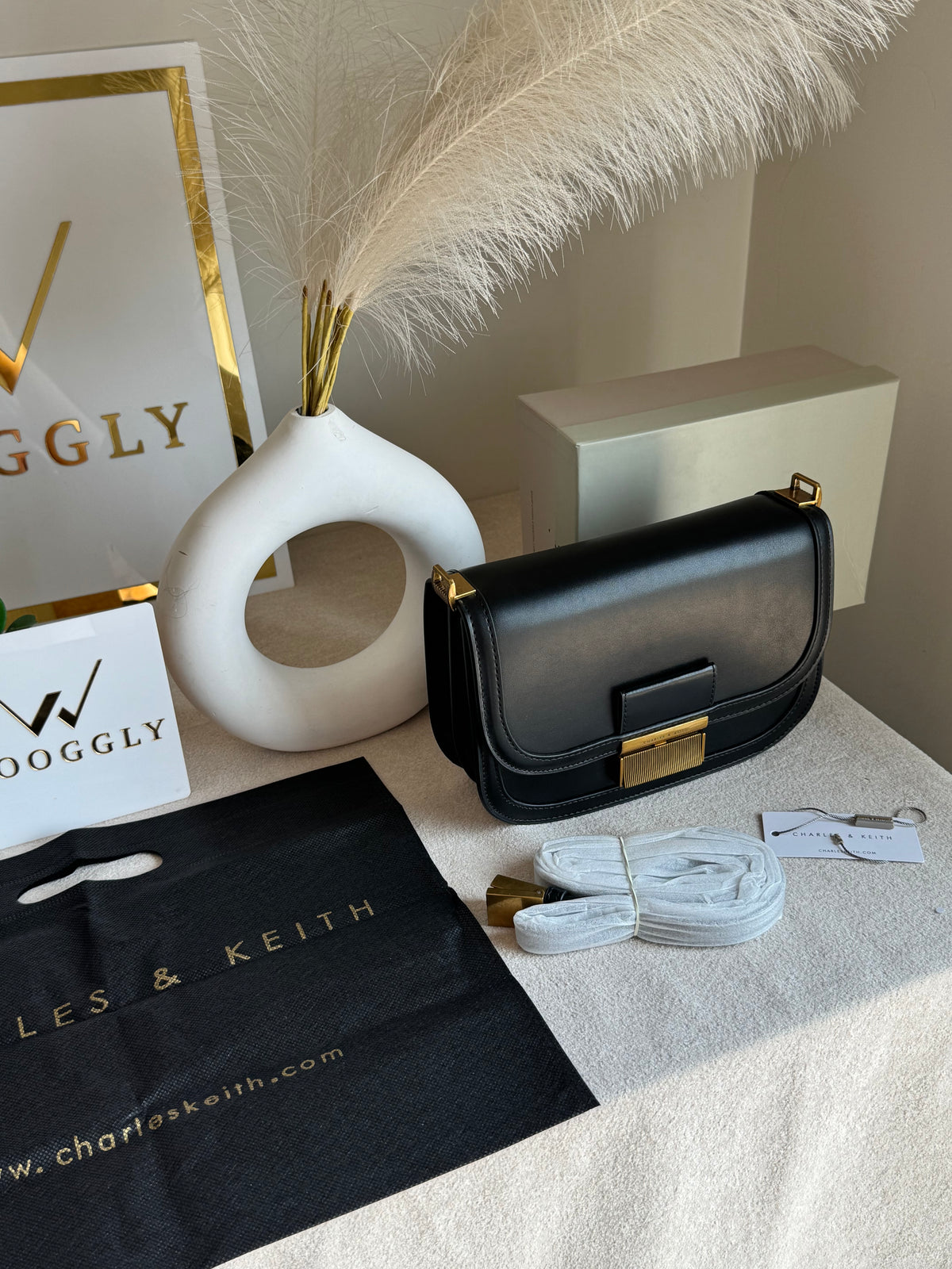 Premium C&K Coco Bag with PROPER PACKING Black