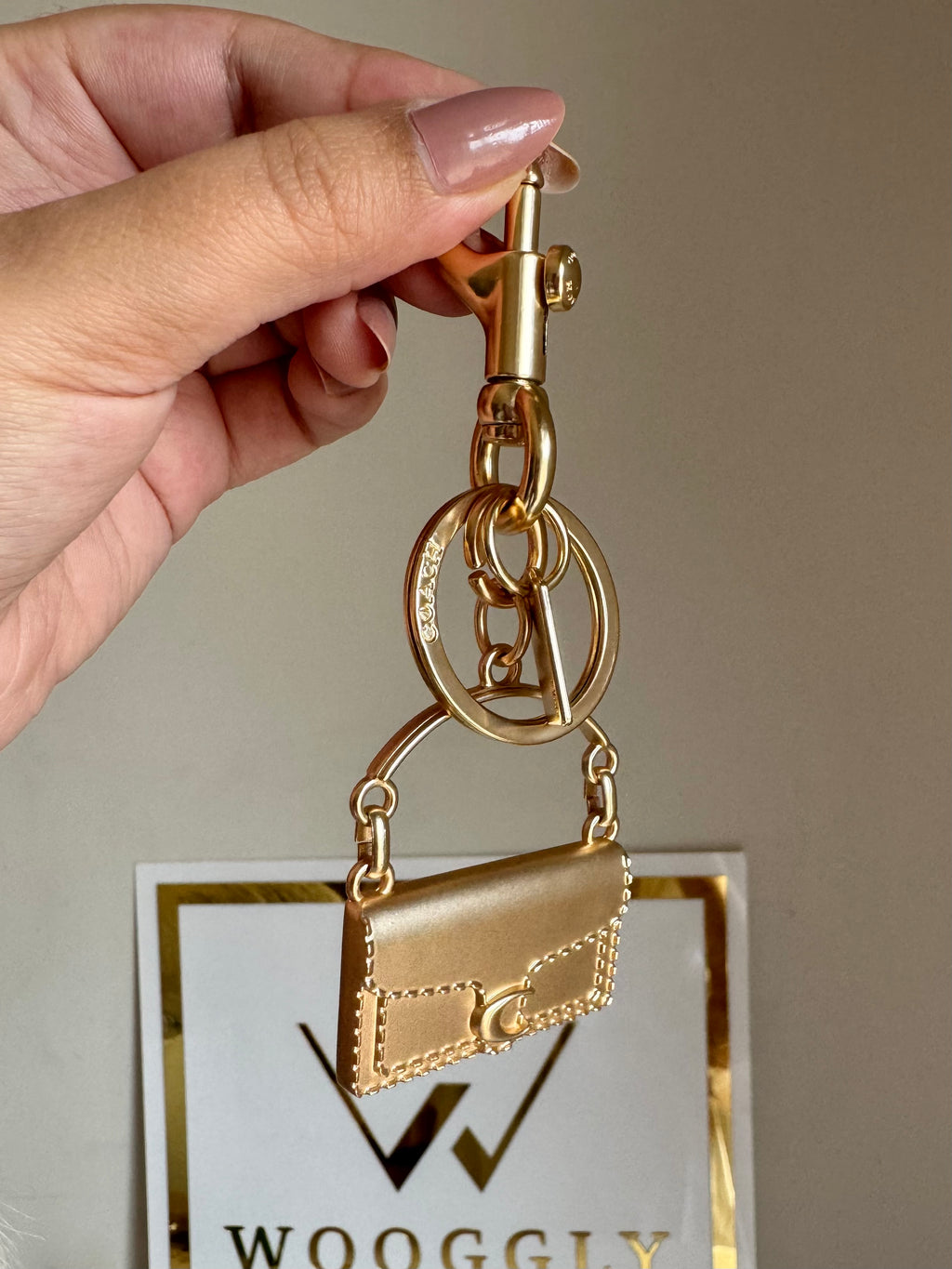 Premium Tabby Mini Bag Charm