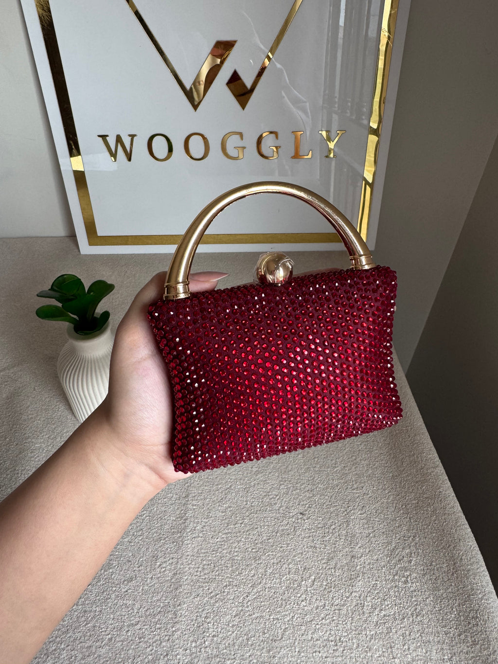 VÉRA Clutch Red