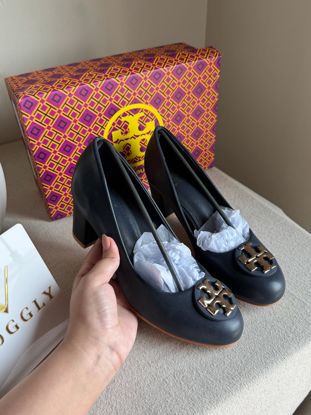 IMPORTED Classic Court Heels - Blue
