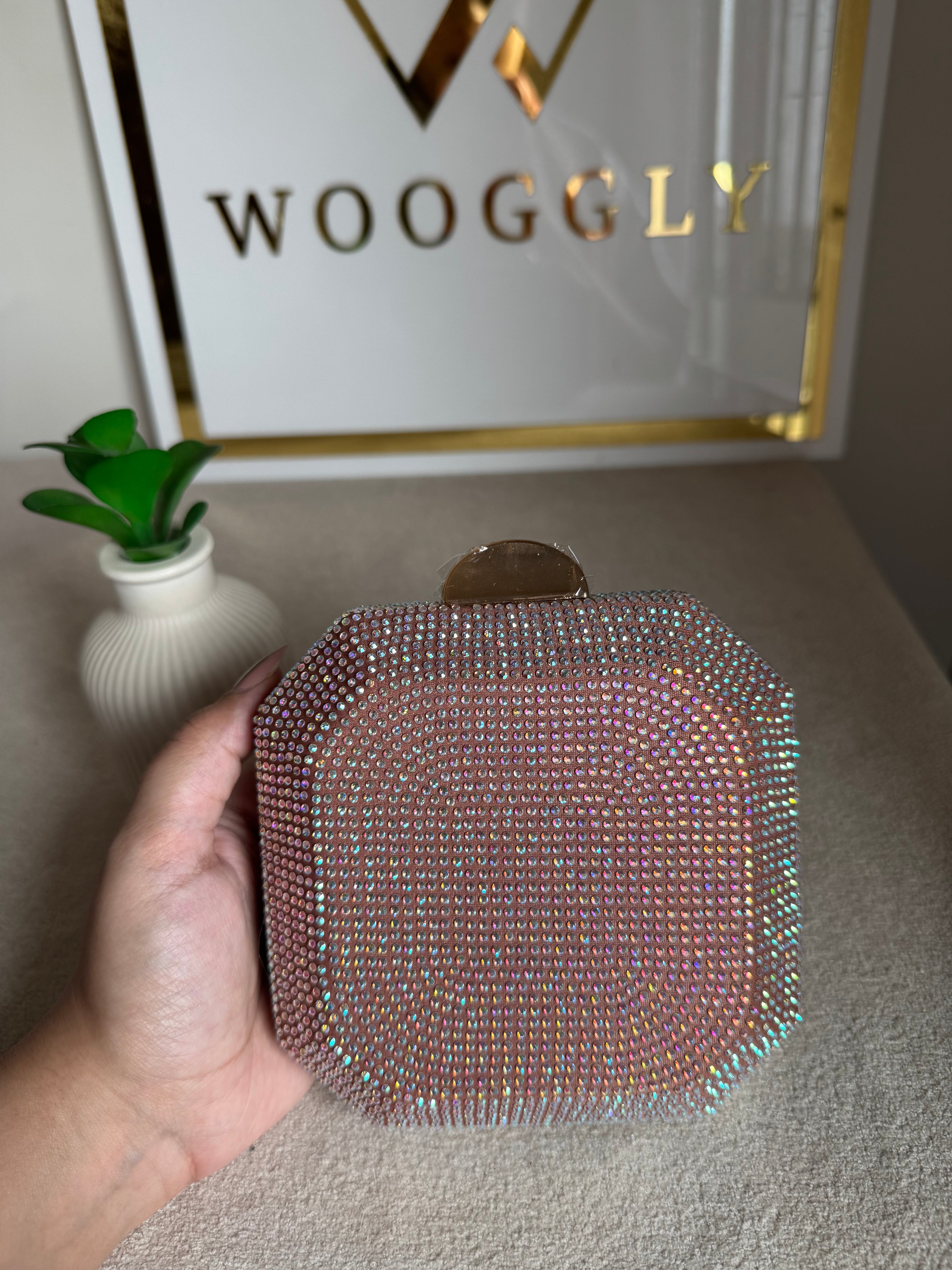 AYLA CLUTCH Pretty Pink